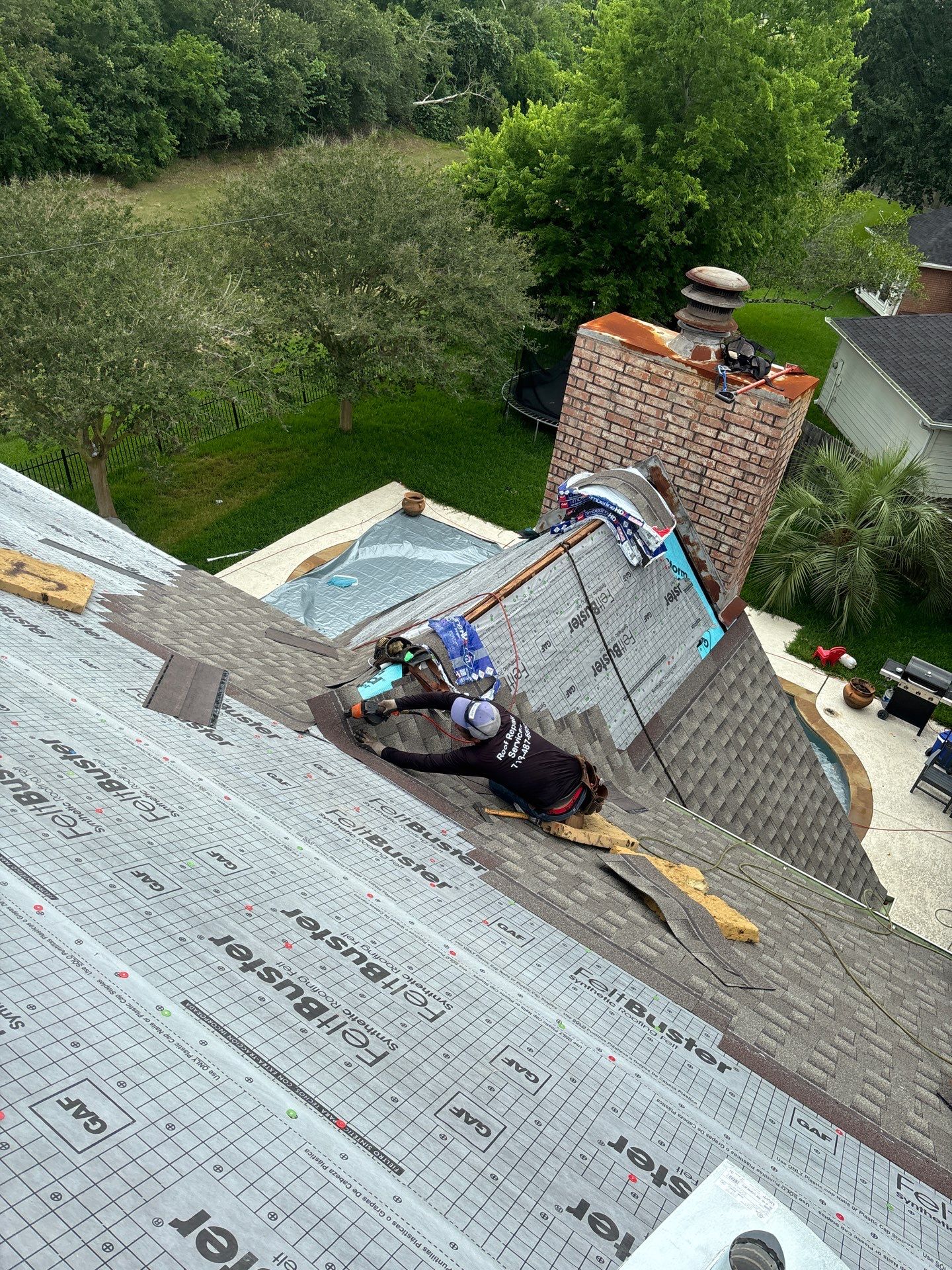 Roof Replacement in Austin Park, Sugar Land TX by Roof Repair Company