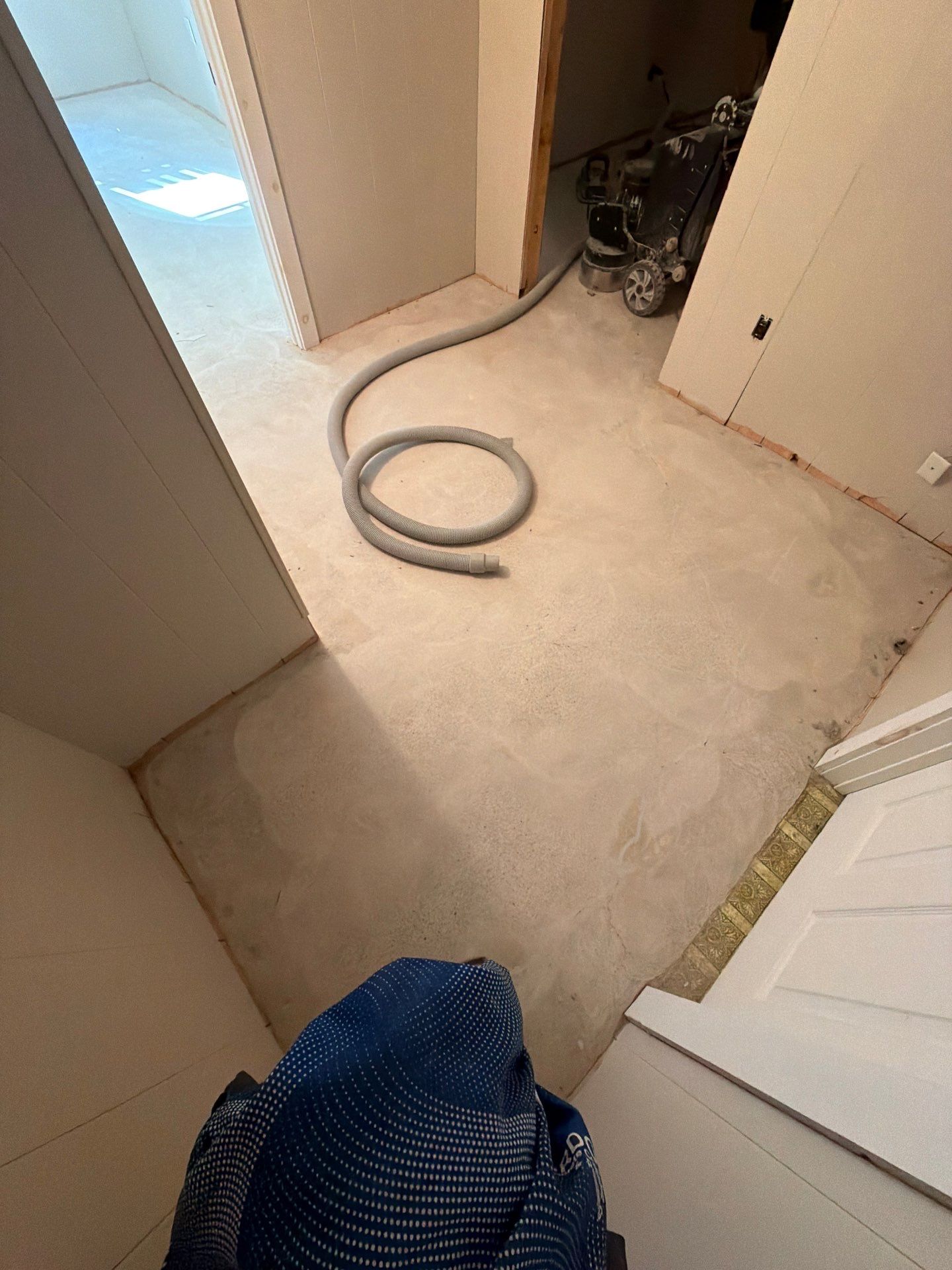 Custom Epoxy Flake Floor Installation for Spring Lake Residence by Gordon Painting