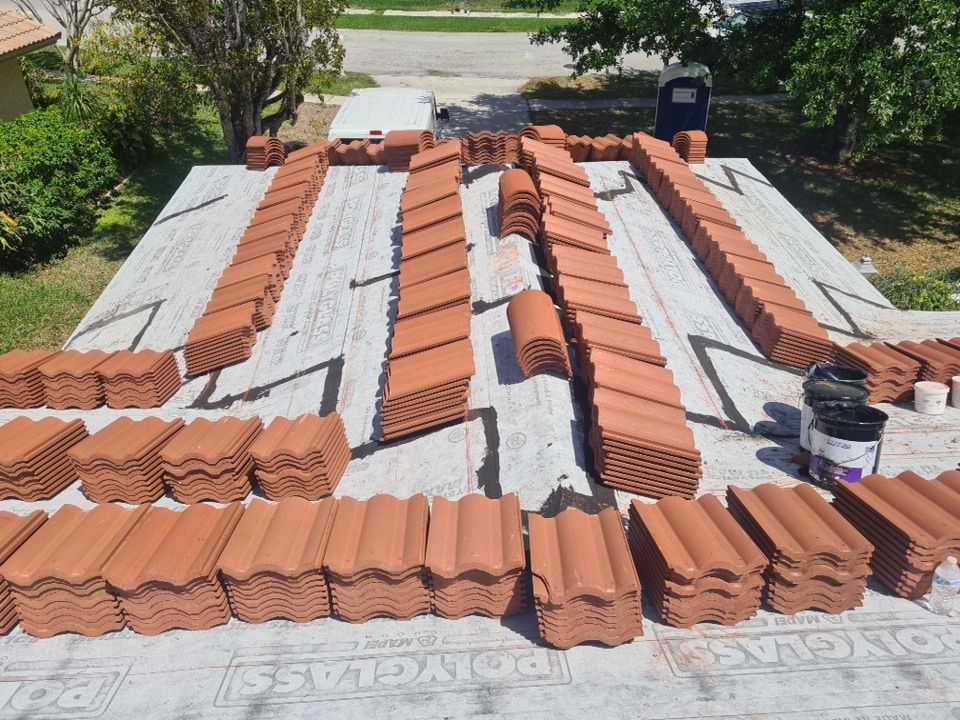 Residential Roofing Installation using Eagle Roofing Tile by BLUES BROTHERS ROOFING
