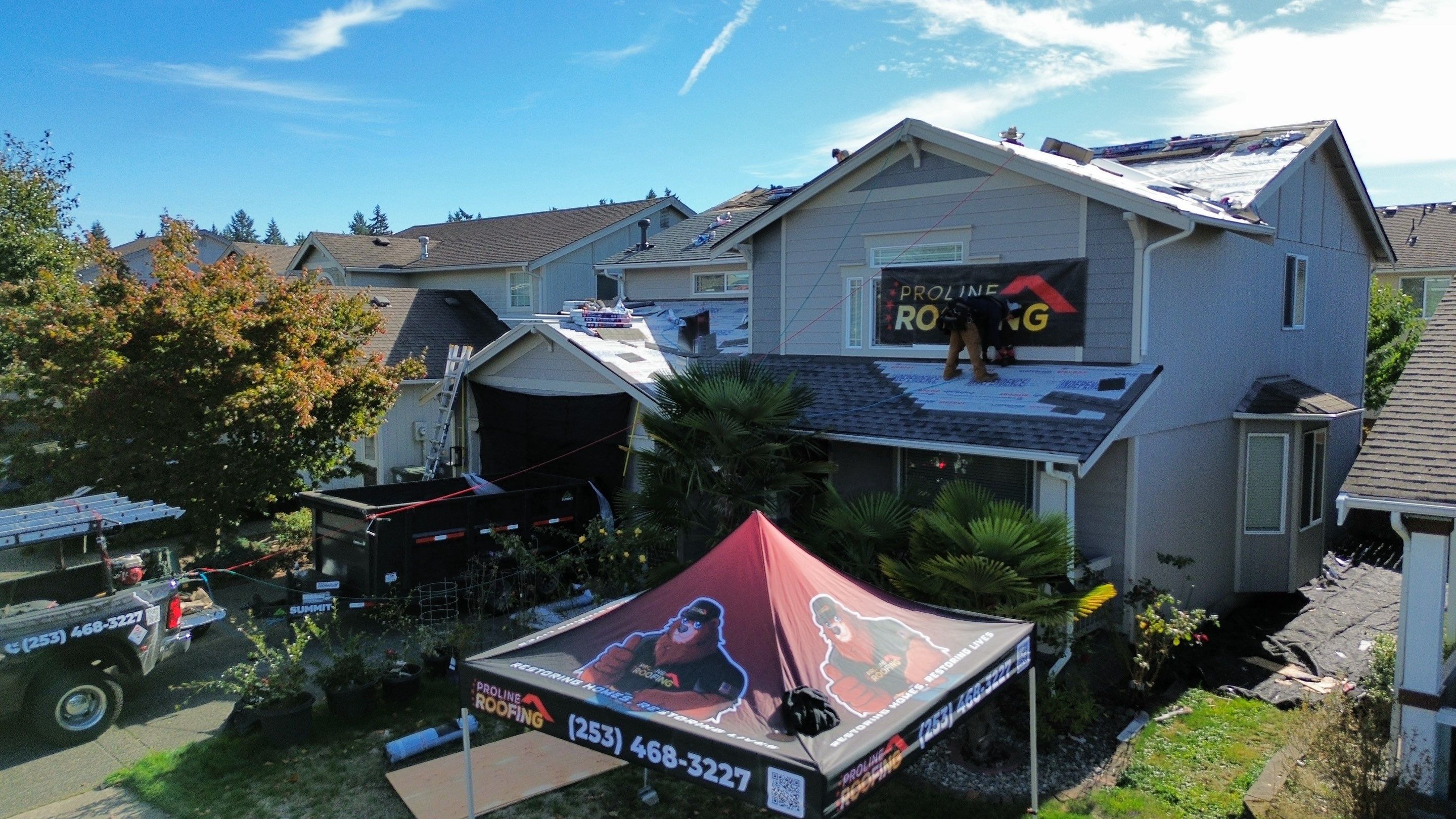 Spanaway WA, GAF Timberline HDZ, Pewter gray by Proline Roofing & Restoration LLC