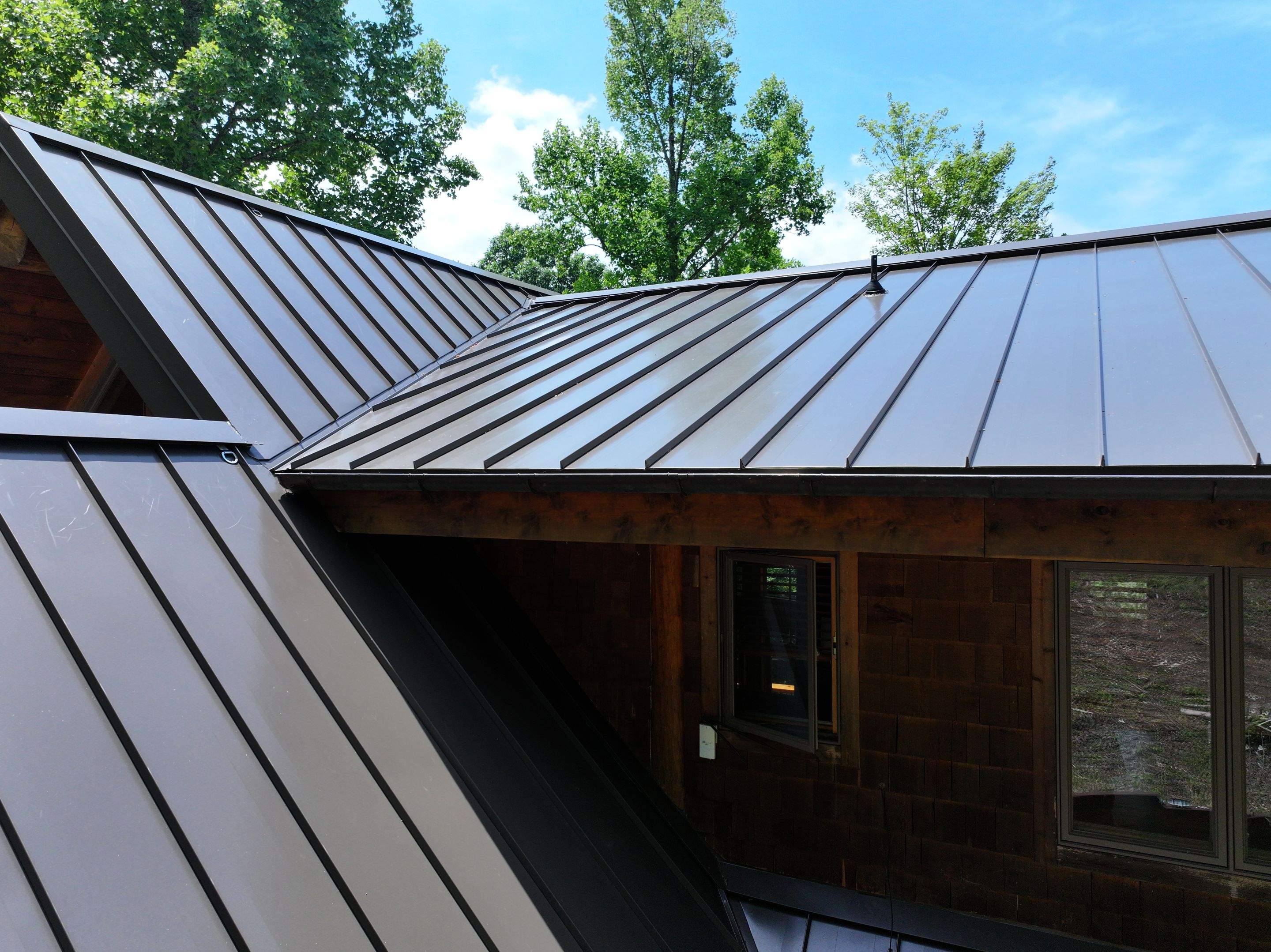 Burnished Slate Standing Seam by Omnia Roofing