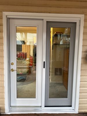 Patio door installation