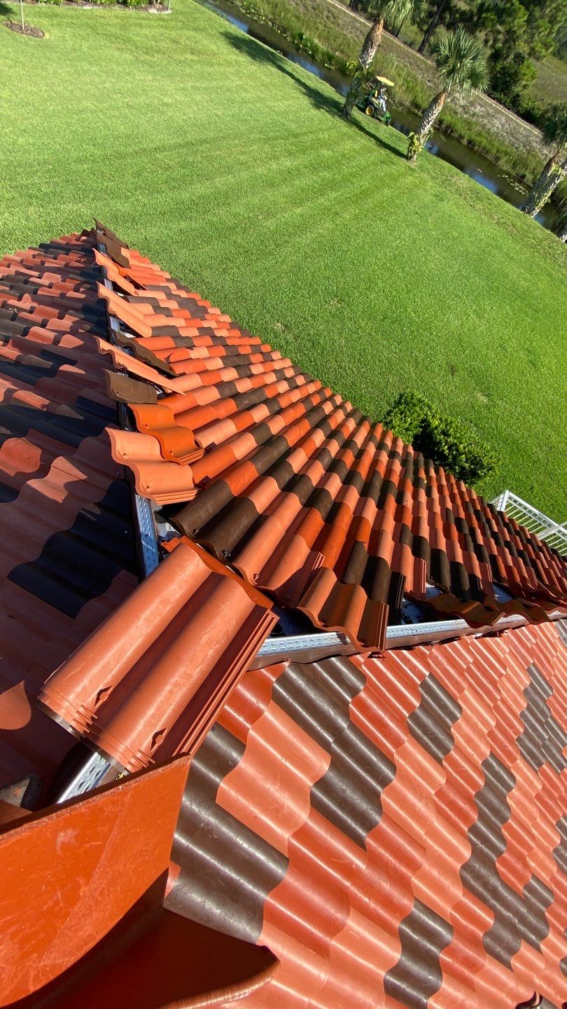Residential Roofing Installation using Brava Spanish Tile in West Palm Beach by International Roofing