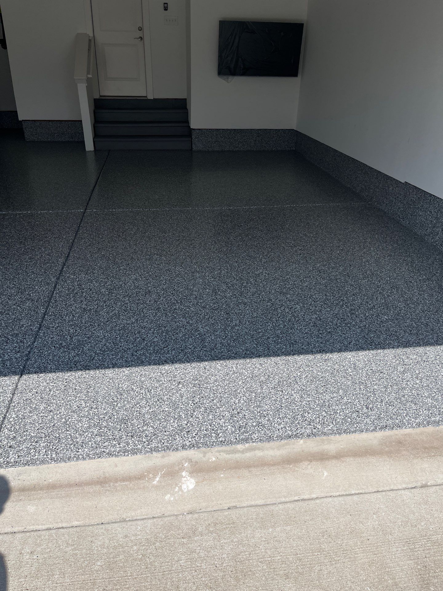 Garage Floor Coating using Wombat by My Garage Floor Guys