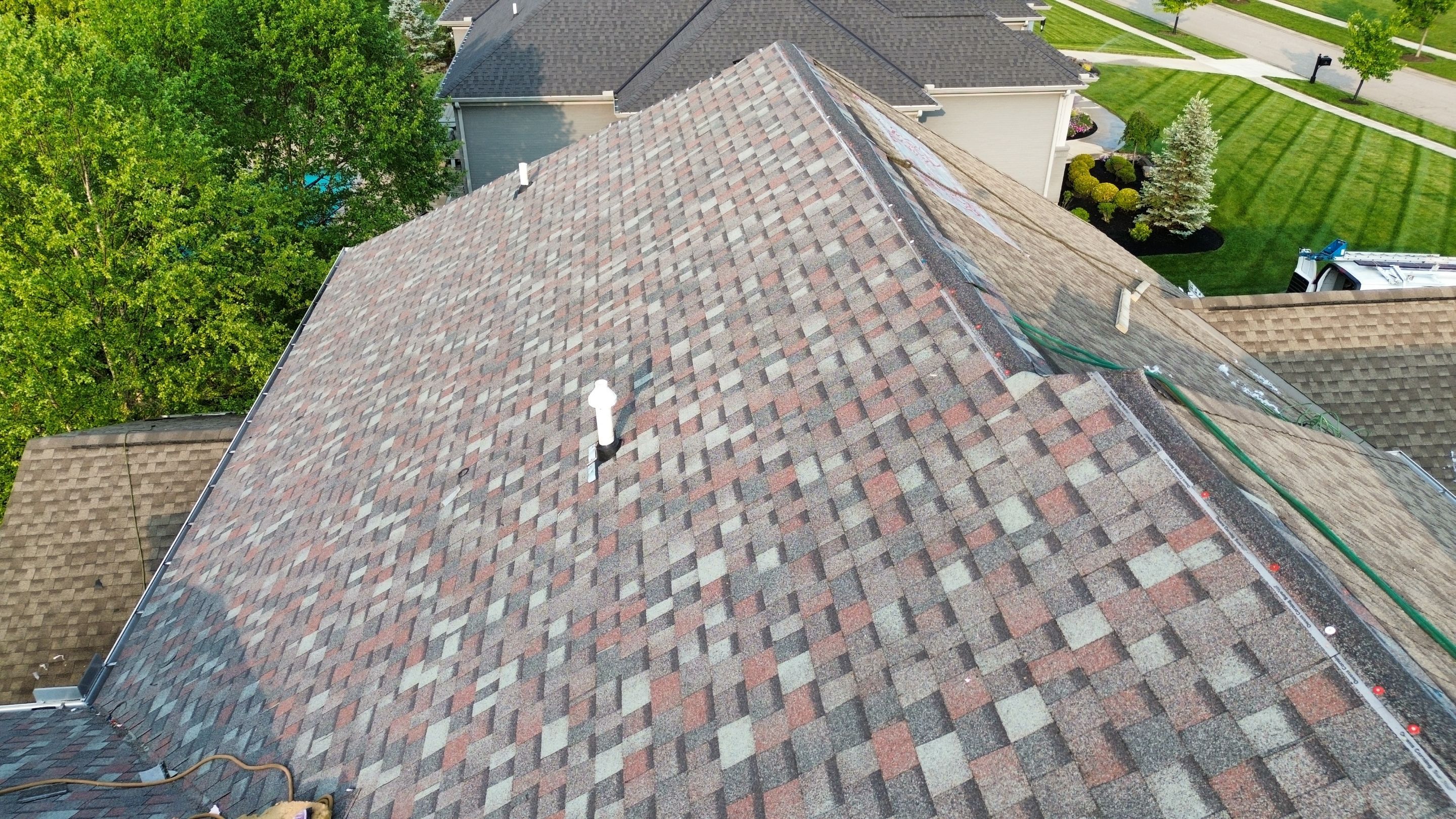 Residential Roofing Installation using Duration Series Shingles - Colonial Slate by RoofX 