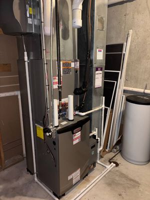 Dual Lennox Elite EL297V Furnaces & EL16KC1 Air Conditioner Installation with Zoning – Mundelein, IL | GSHA Services, LTD