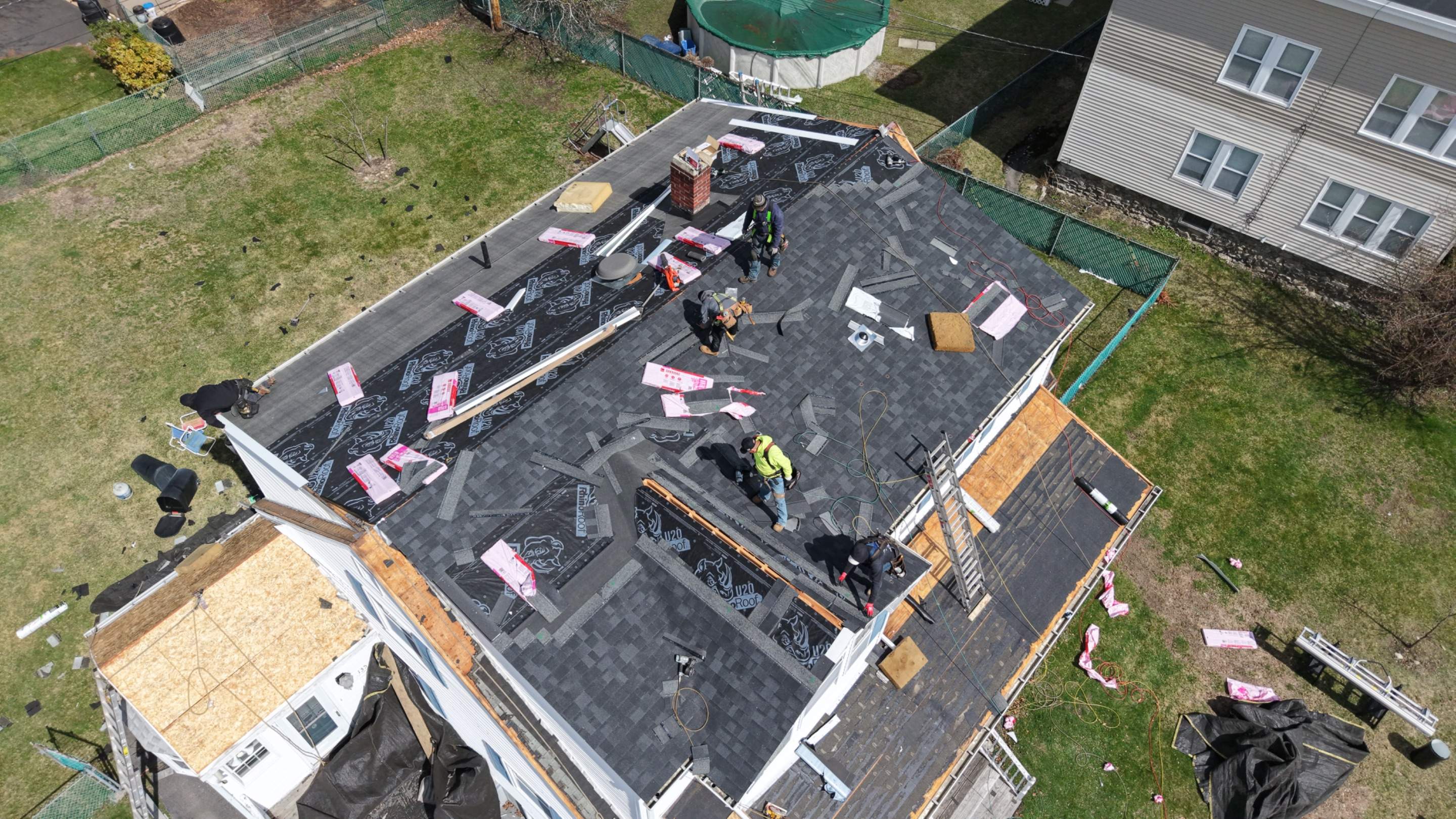Full Roof Replacement in Worcester, MA – Owens Corning Duration, Onyx Black by JOHNNYS PRO