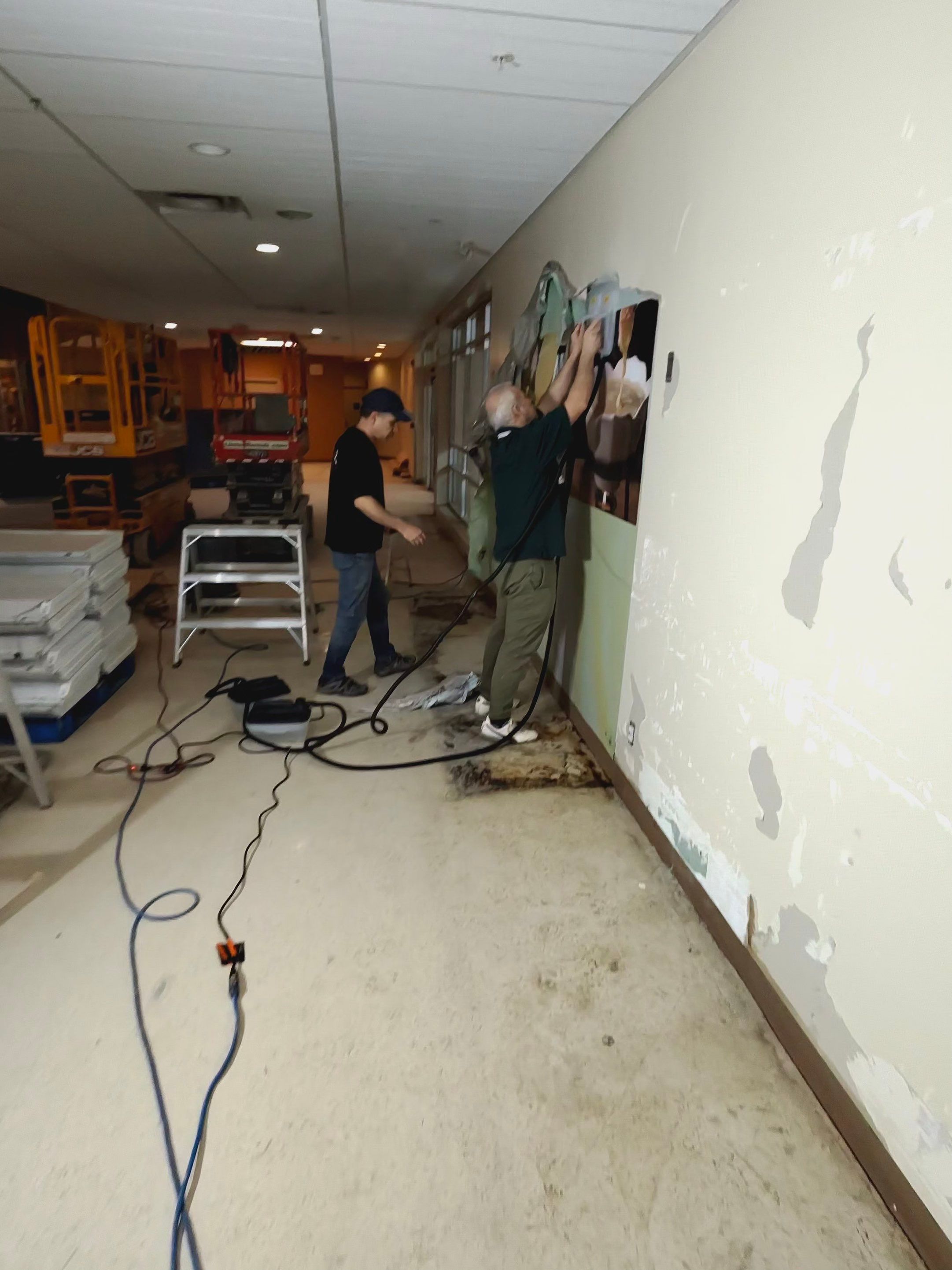 Commercial Prime & Paint Project by YVR Construction Group