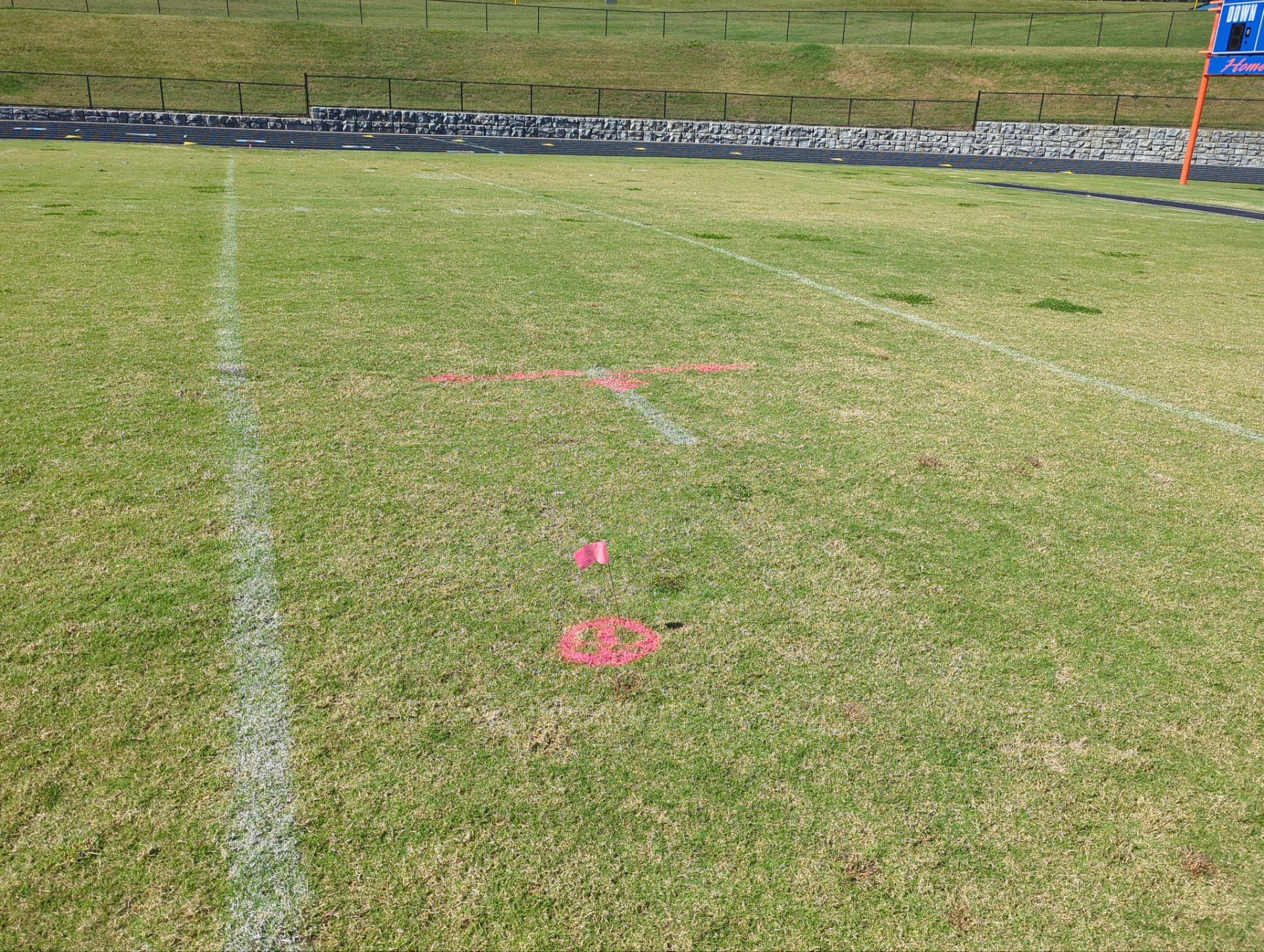 Football Field - Utility Locate and GPR Investigation by Alsip Locating Service, LLC
