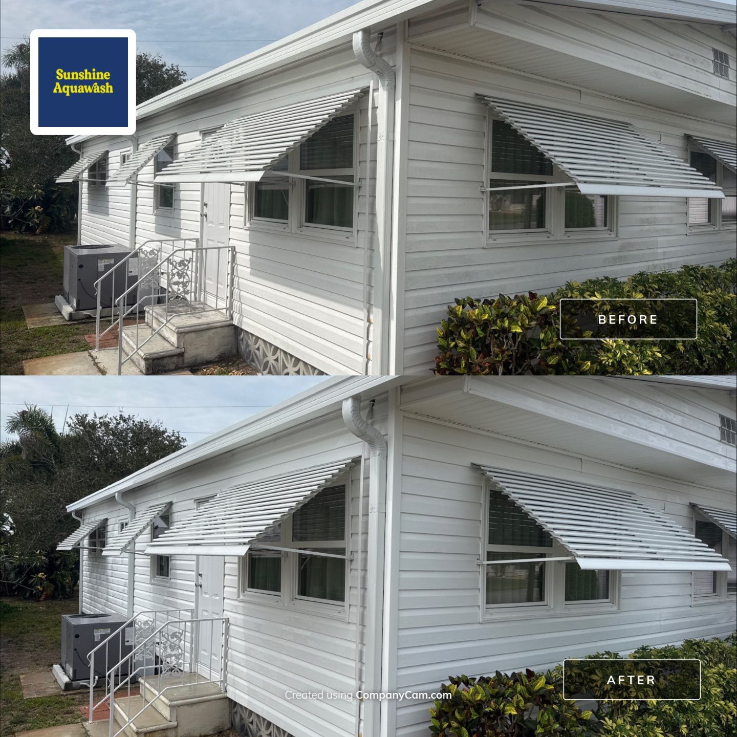 Mobile Home Soft Wash in Desoto/Tidevue Estates – Ellenton, FL by Sunshine AquaWash