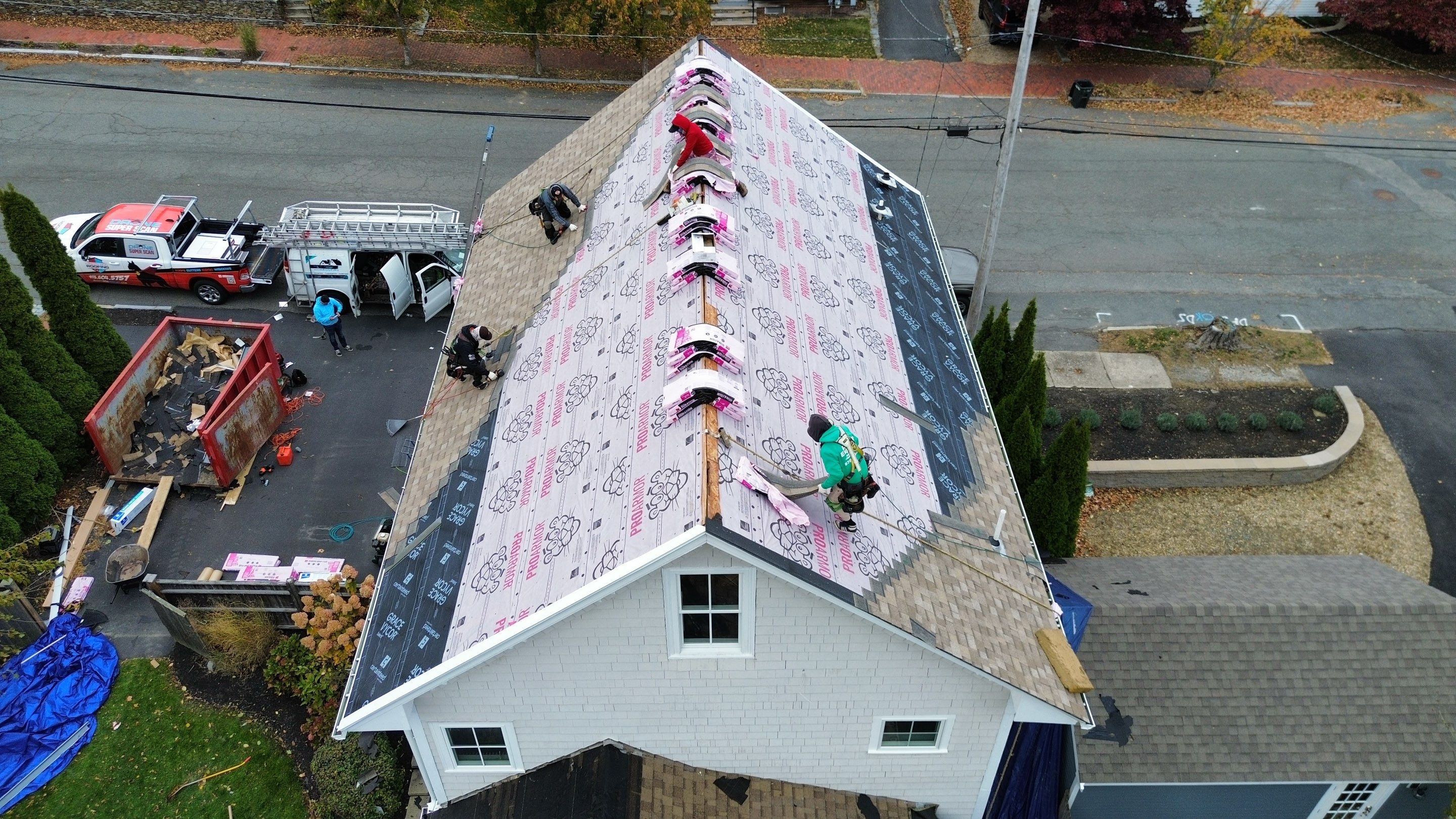 Newburyport Complete Roof Replacement with Solar Venting Skylight by Mighty Dog Roofing of Greater Middlesex County