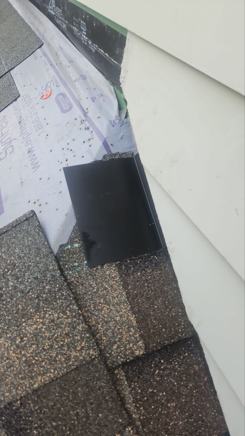 Flashing and siding repair by Indigo State Roofing