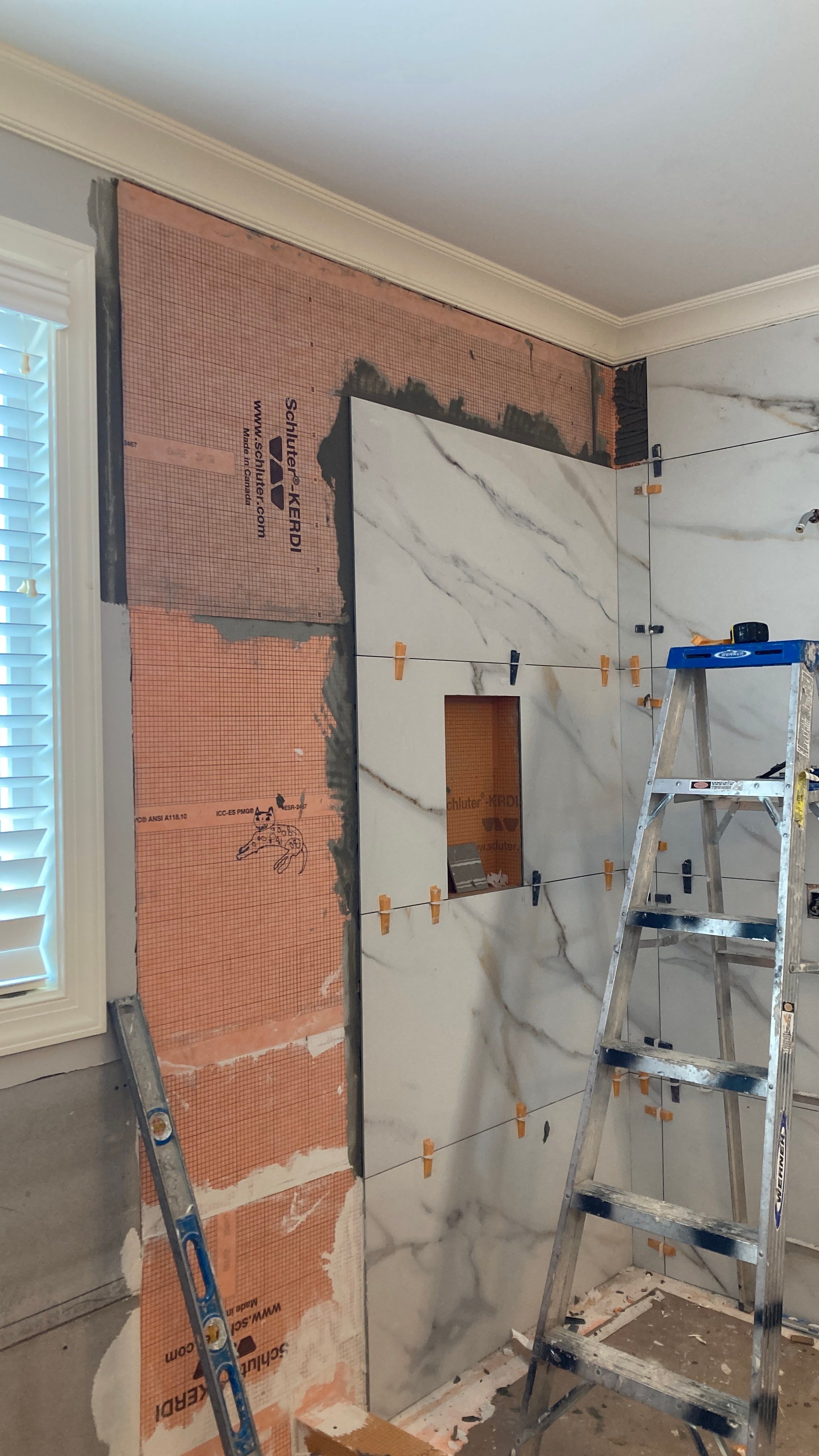 Tile Bath Remodel by Footprints Floors of Nashville