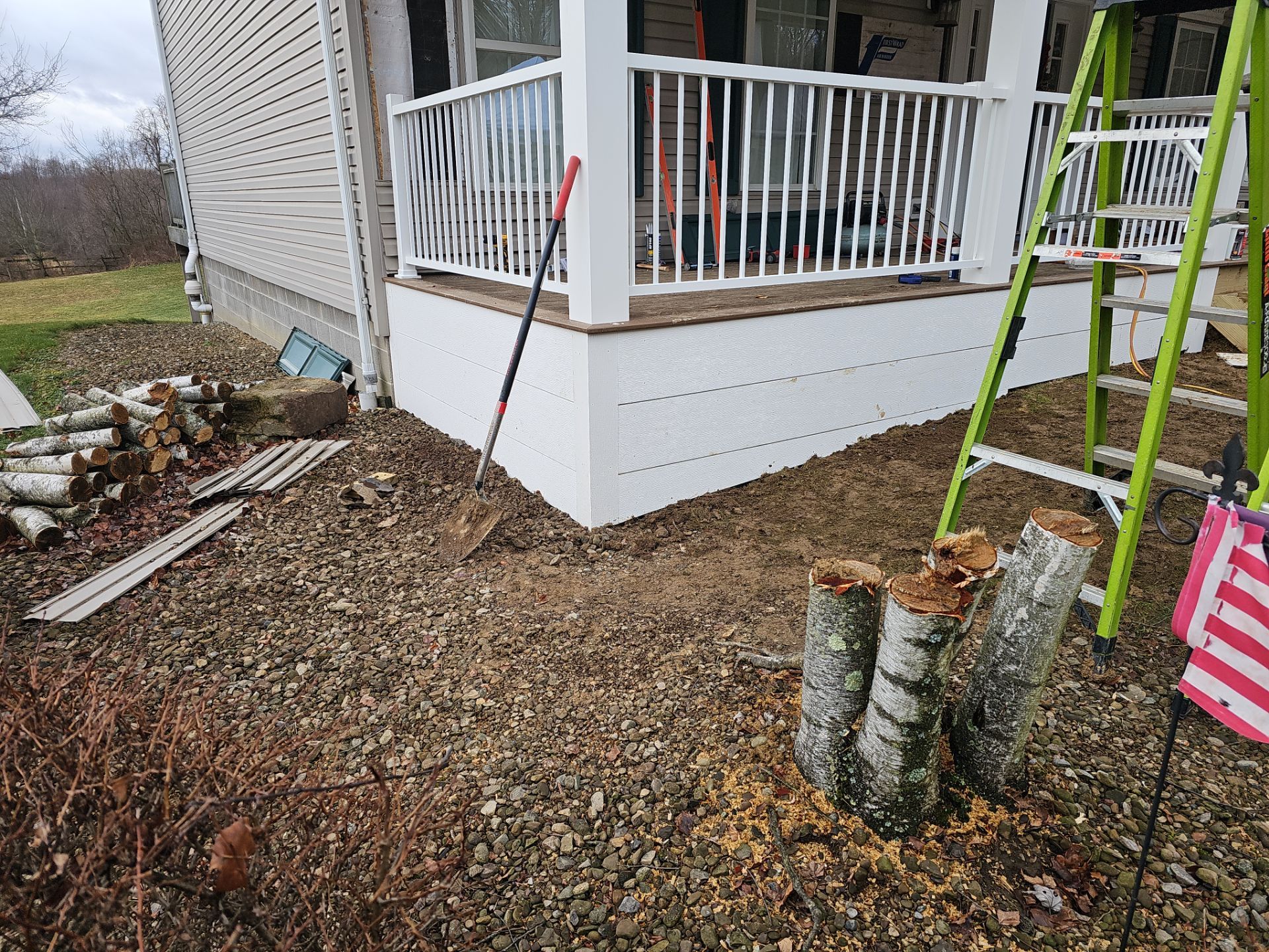 Porch by Cousins Roofing Siding & Decks