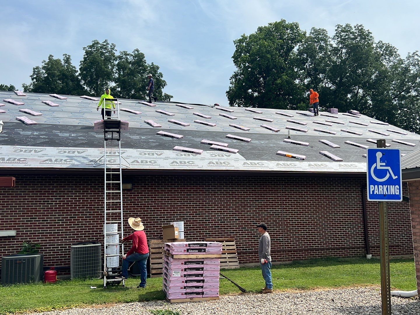 Commercial Roofing Installation using Owens Corning, Painting, Fascia Repair by Storm Contracting 