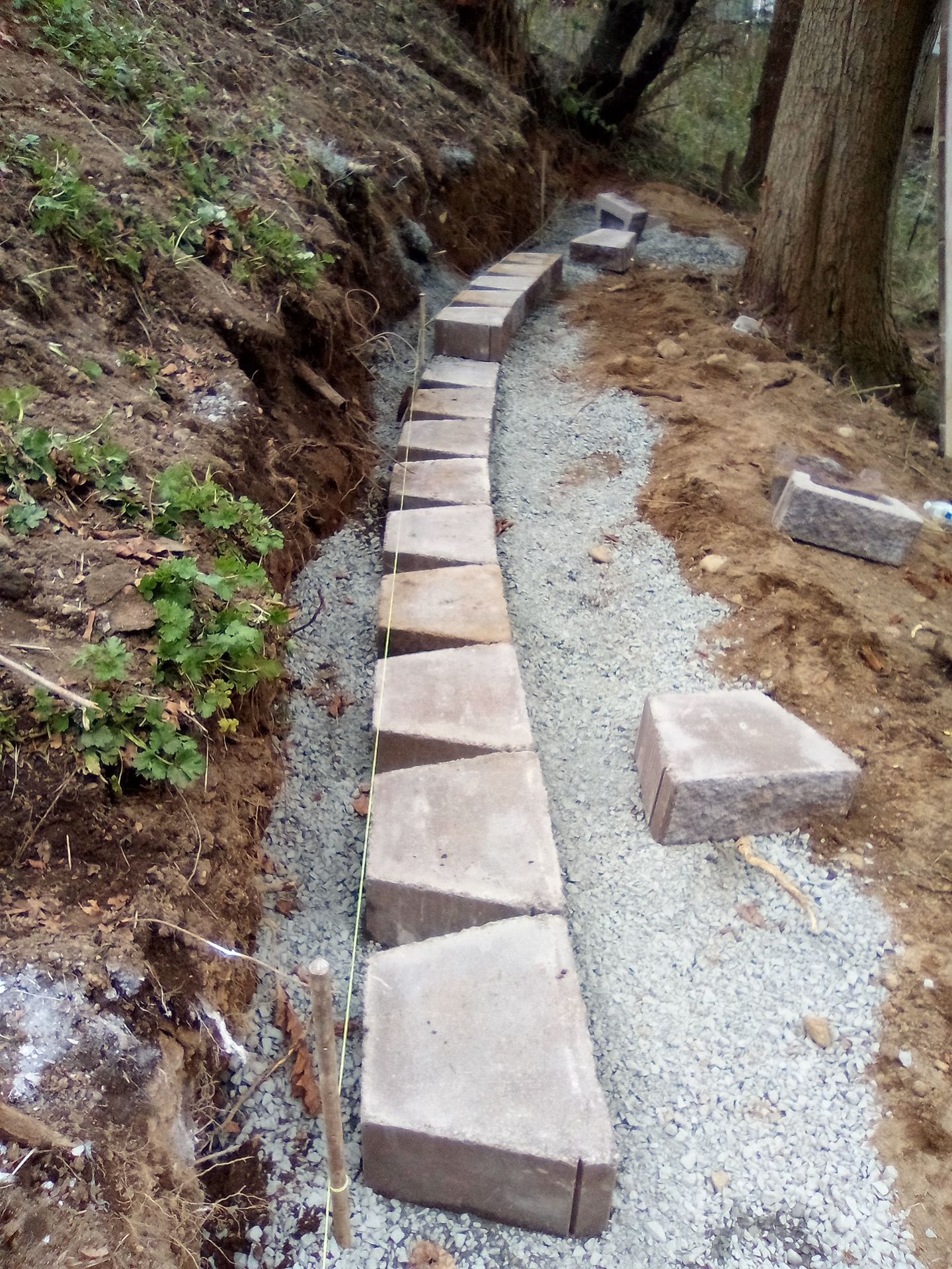 Retaining Wall and Backyard Renovation | Everett  by Jireh Asphalt & Concrete Inc 