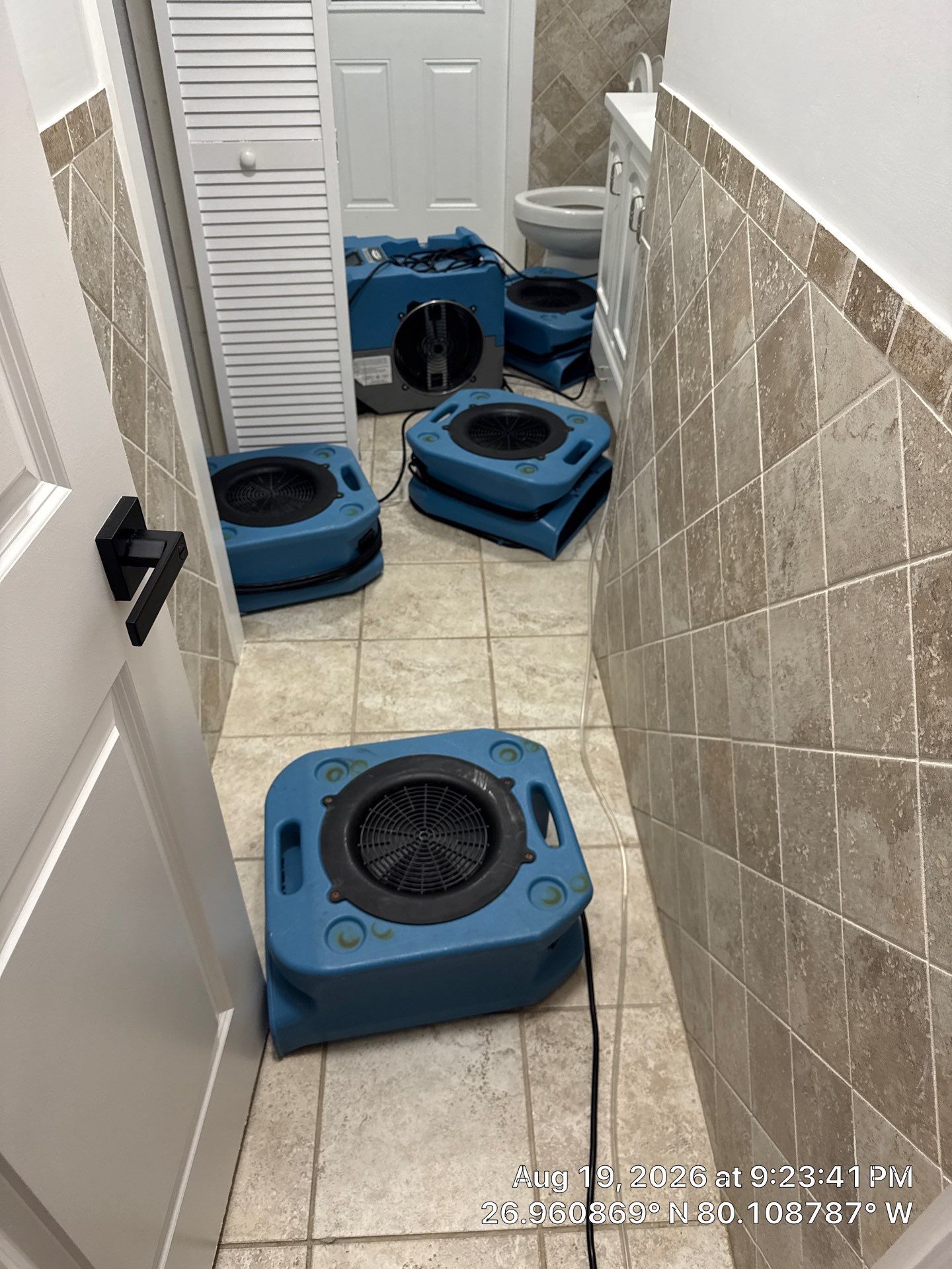 Water Damage Restoration and Moisture Mitigation for Residential Interior by SuperClean
