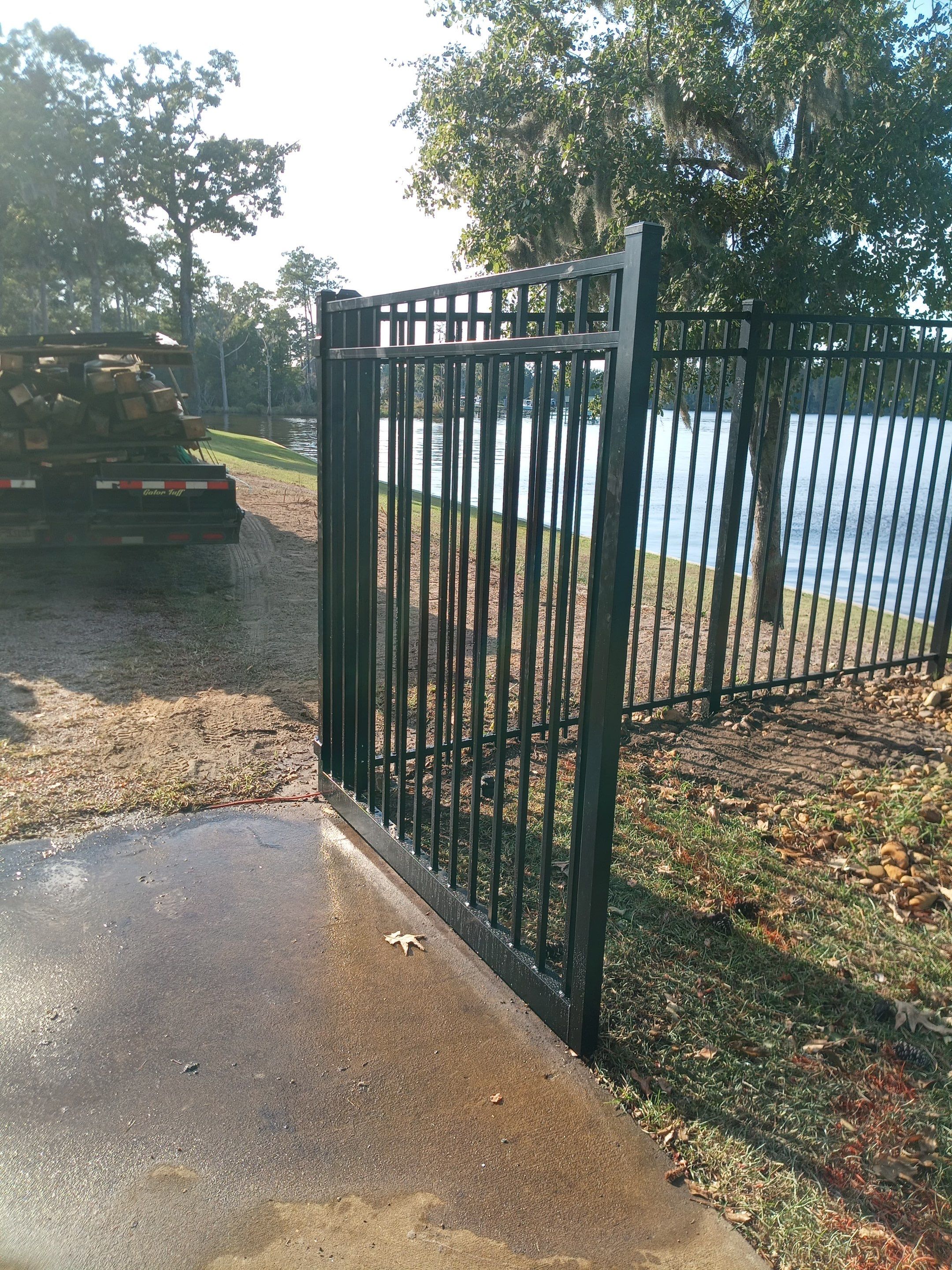 Sterling Aluminum Project in Chocowinity by Superior Fence and Rail