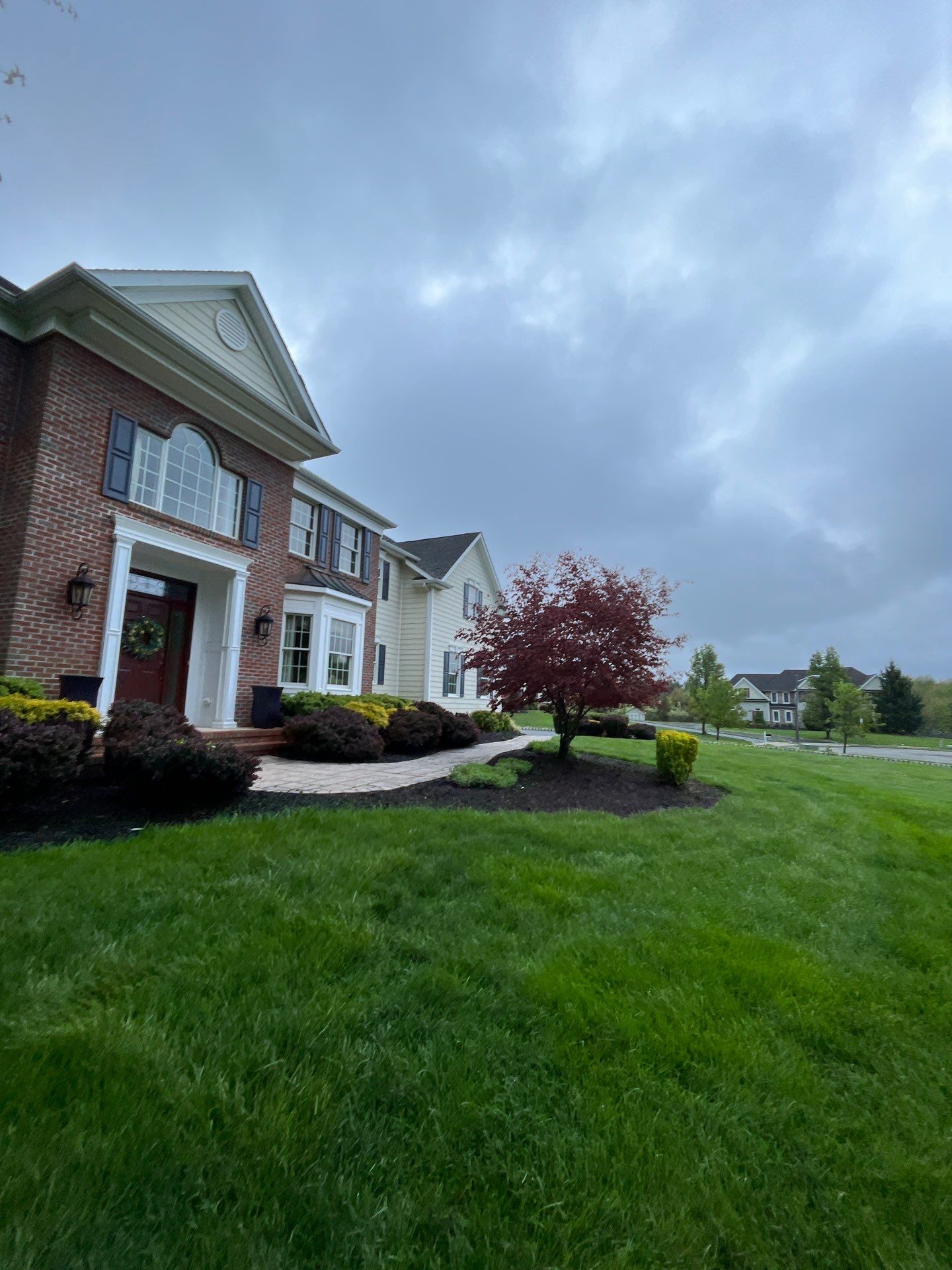 Lawn Care and Shrub Care at a beautiful Bridgewater property by Ants Plants