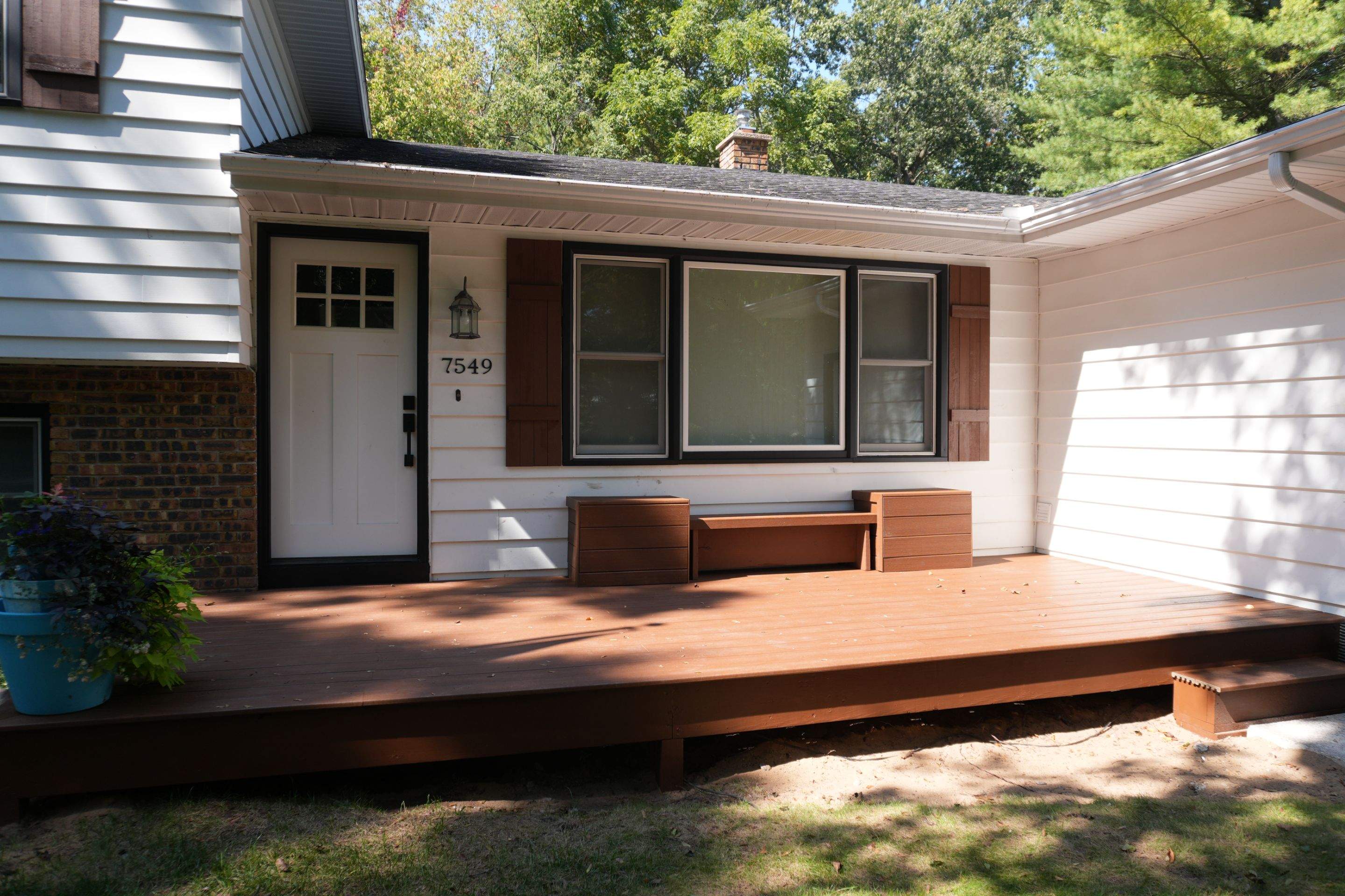 Exterior Remodel & Custom Deck by Cutting Edge Homes