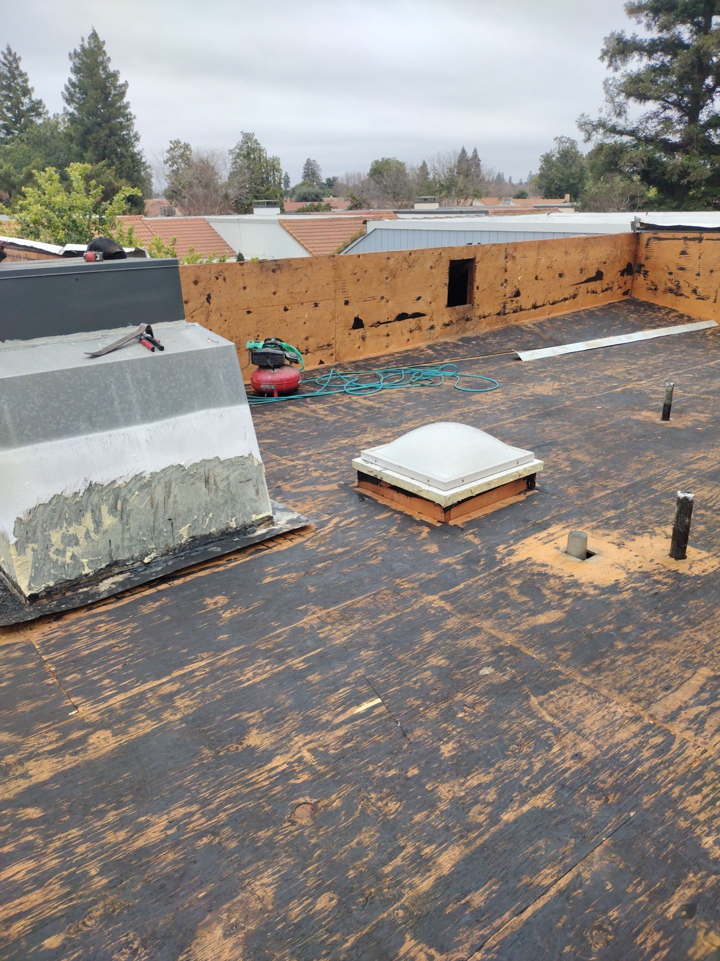 Residential TPO Flat Roofing - Fresno CA by Grandmark Service Company