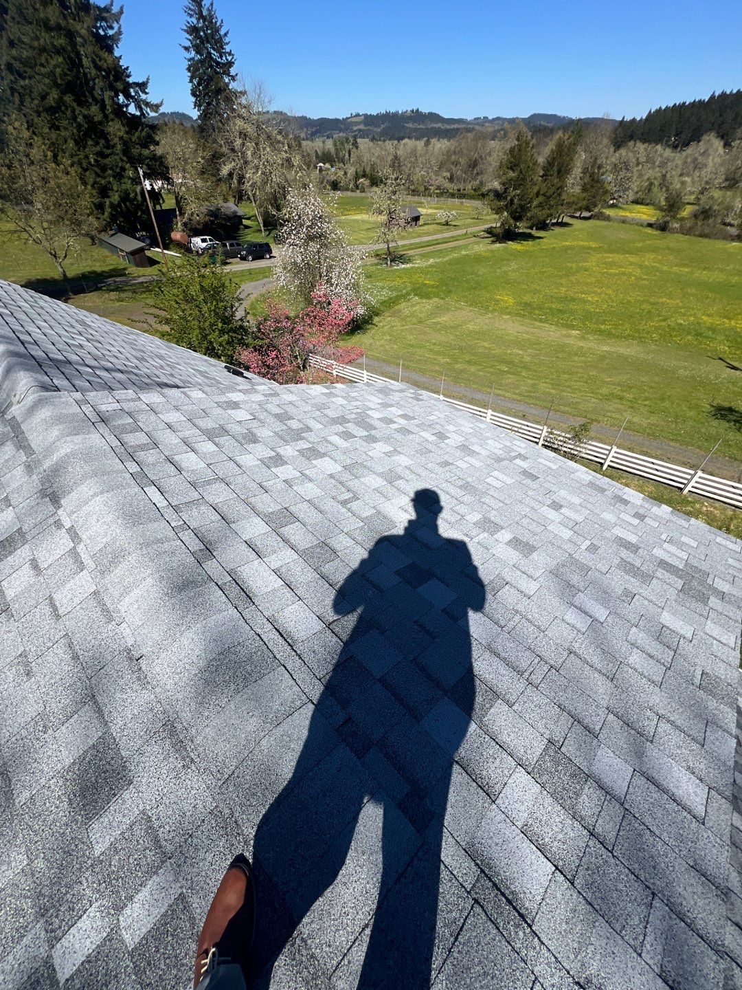 Residential Roofing Installation using IKO Dynasty (Color: Frostone Grey) by Orezona Building & Roofing Company, Inc.