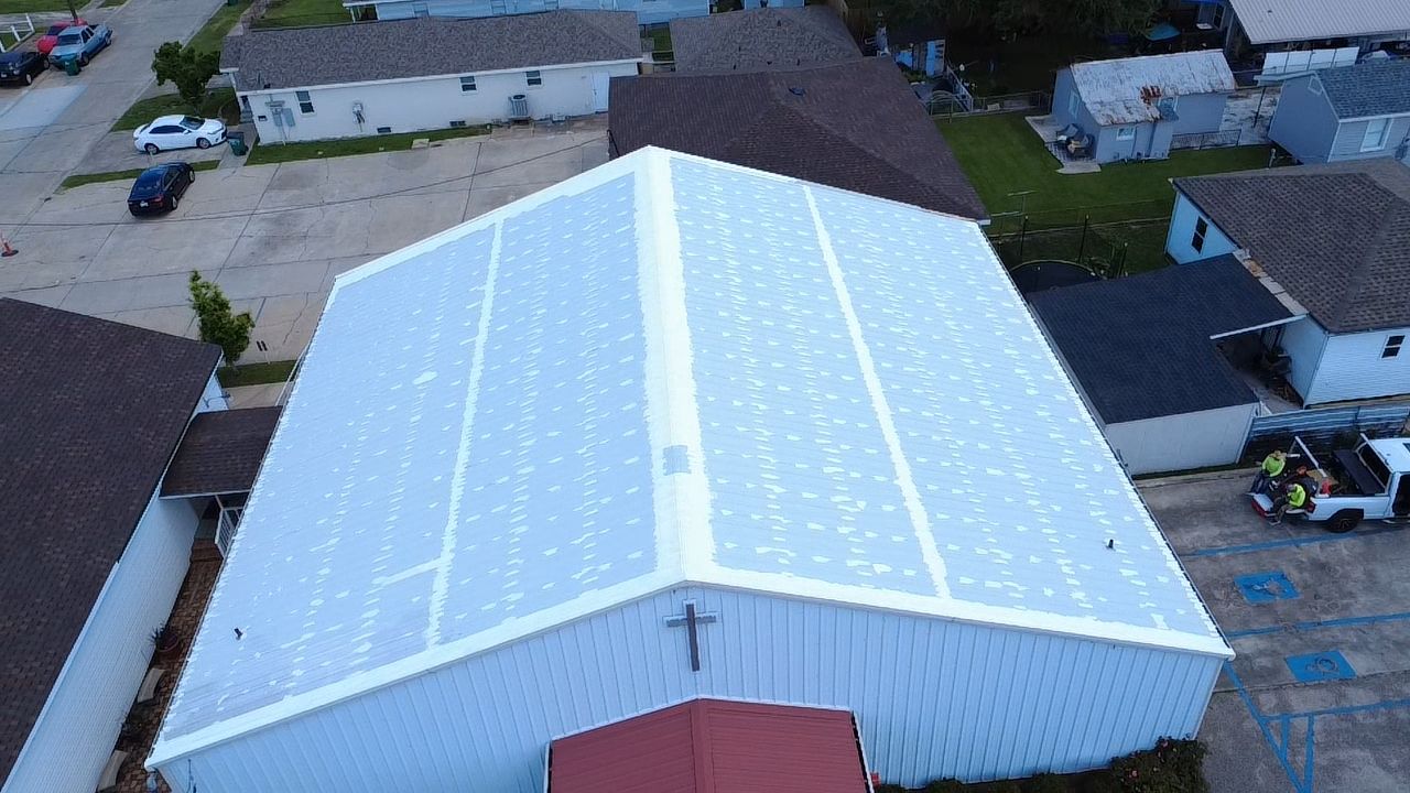 Metal Roof Coating in Harvey by HDS Contractors