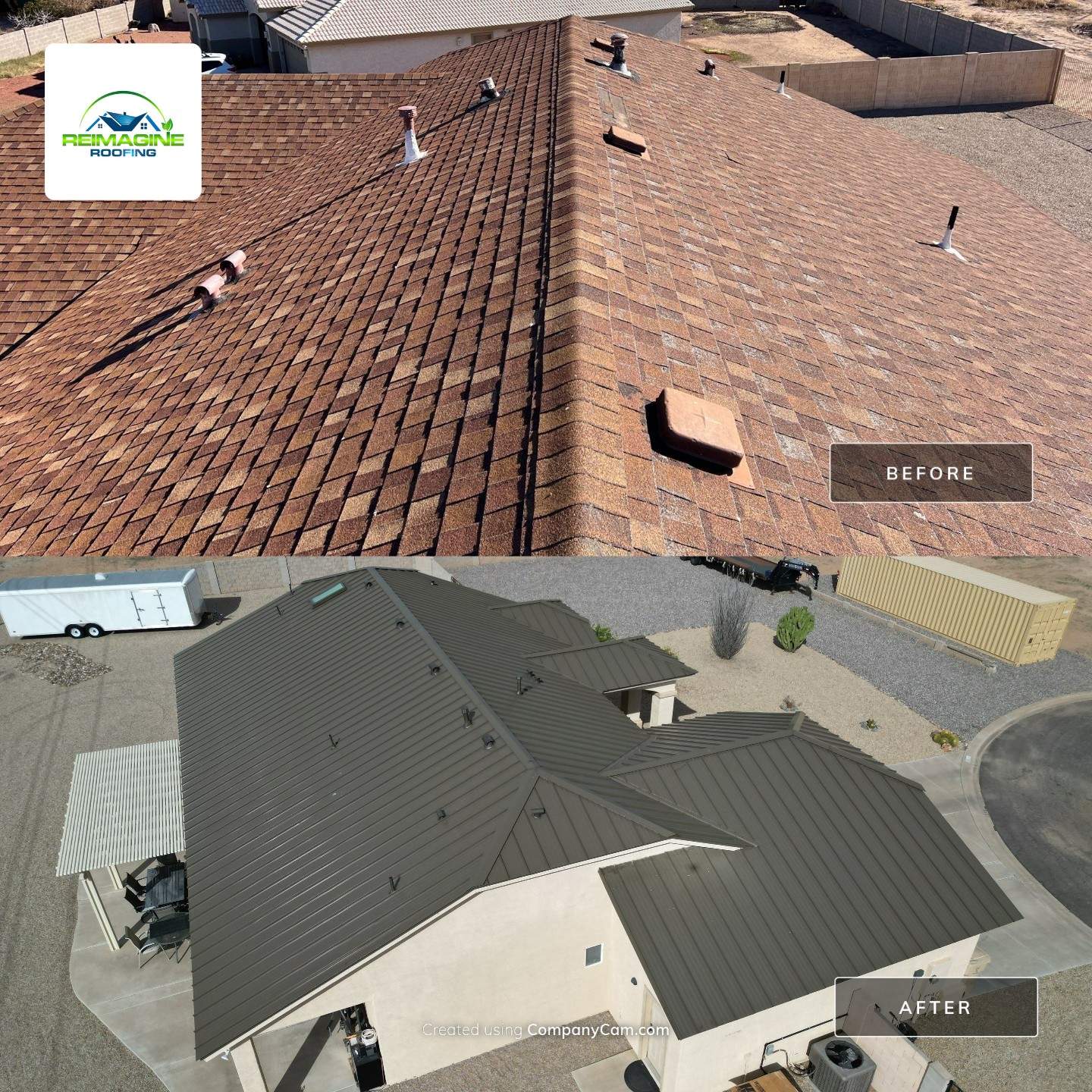 Khaki Gray Standing Seam by Reimagine Roofing