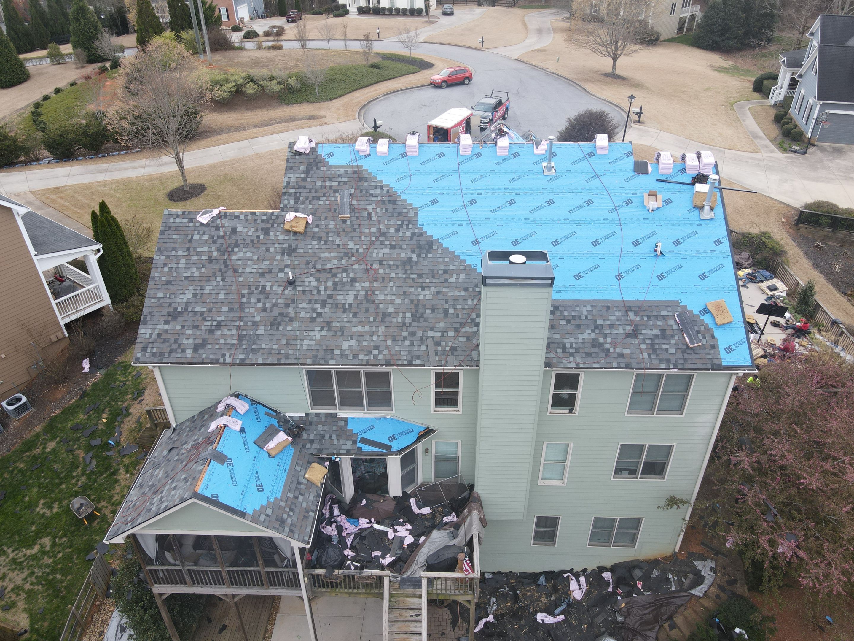 Commercial Roofing Installation using Owens Corning by Inspector Roofing and Restoration