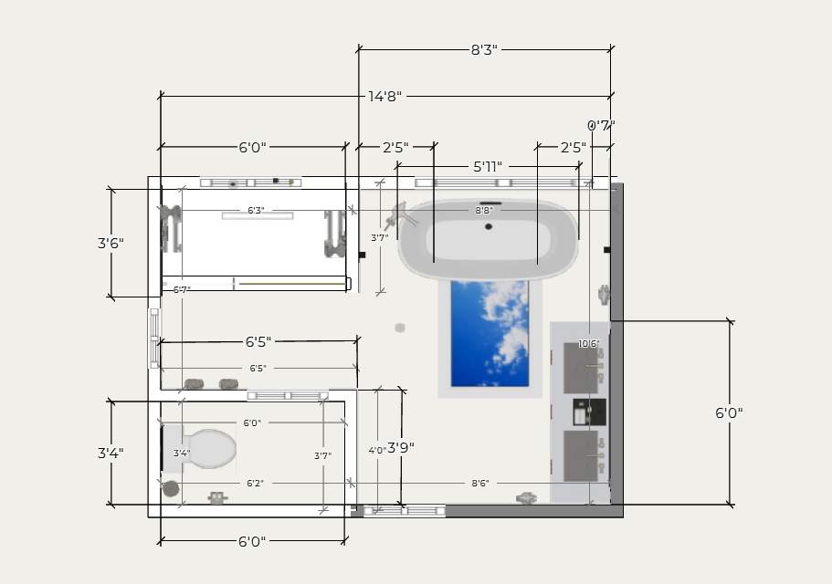 Bathroom Remodel using Tile by Home Concepts Construction