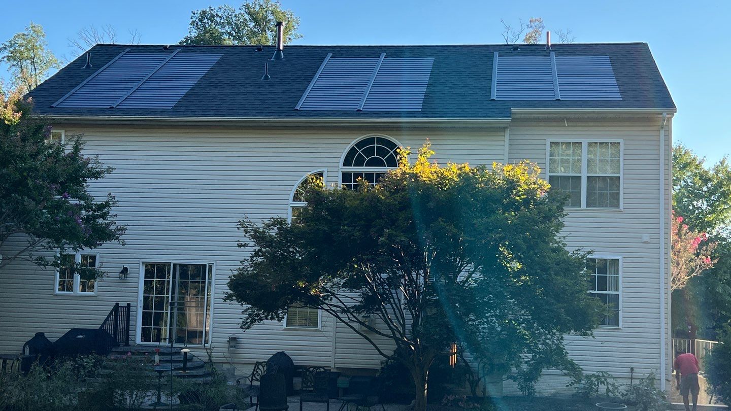GAF Timberline Solar Roof Ellicott City, MD by American Home Contractors