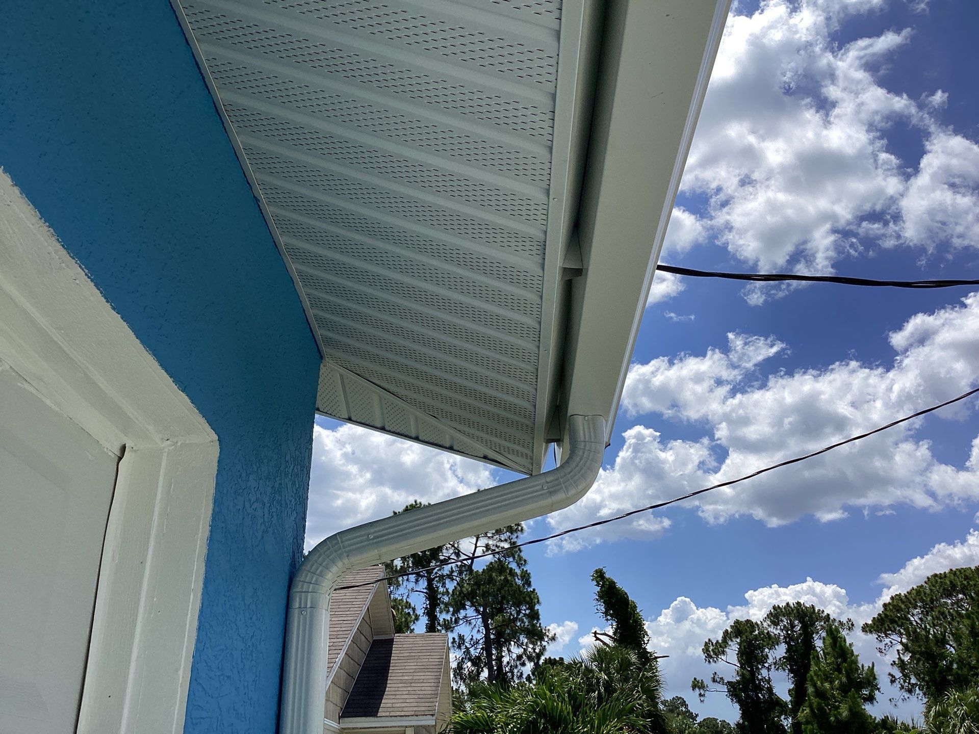 White K-Style Gutters in Fort Myers FL by Gutter Professor by Gutter Professors