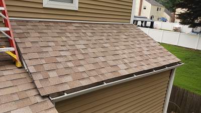 Recent partial roof replacement in Huntington Station New York.
