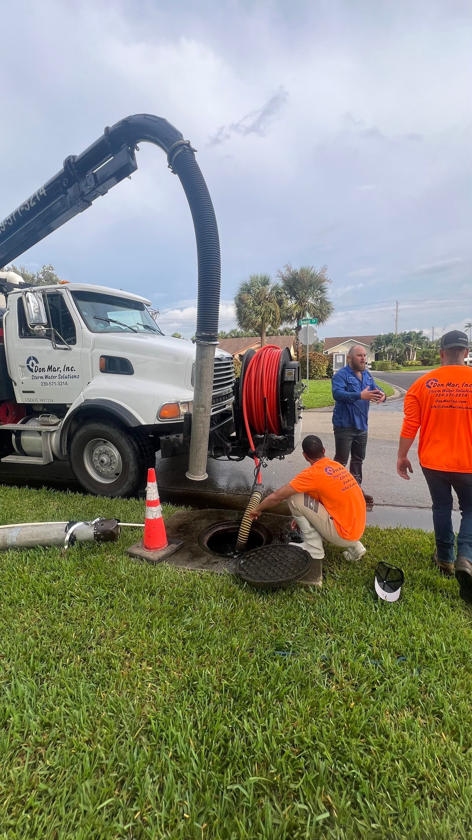 Naples Community Stormwater Blockage by Don Mar, Inc. Storm Water Solutions