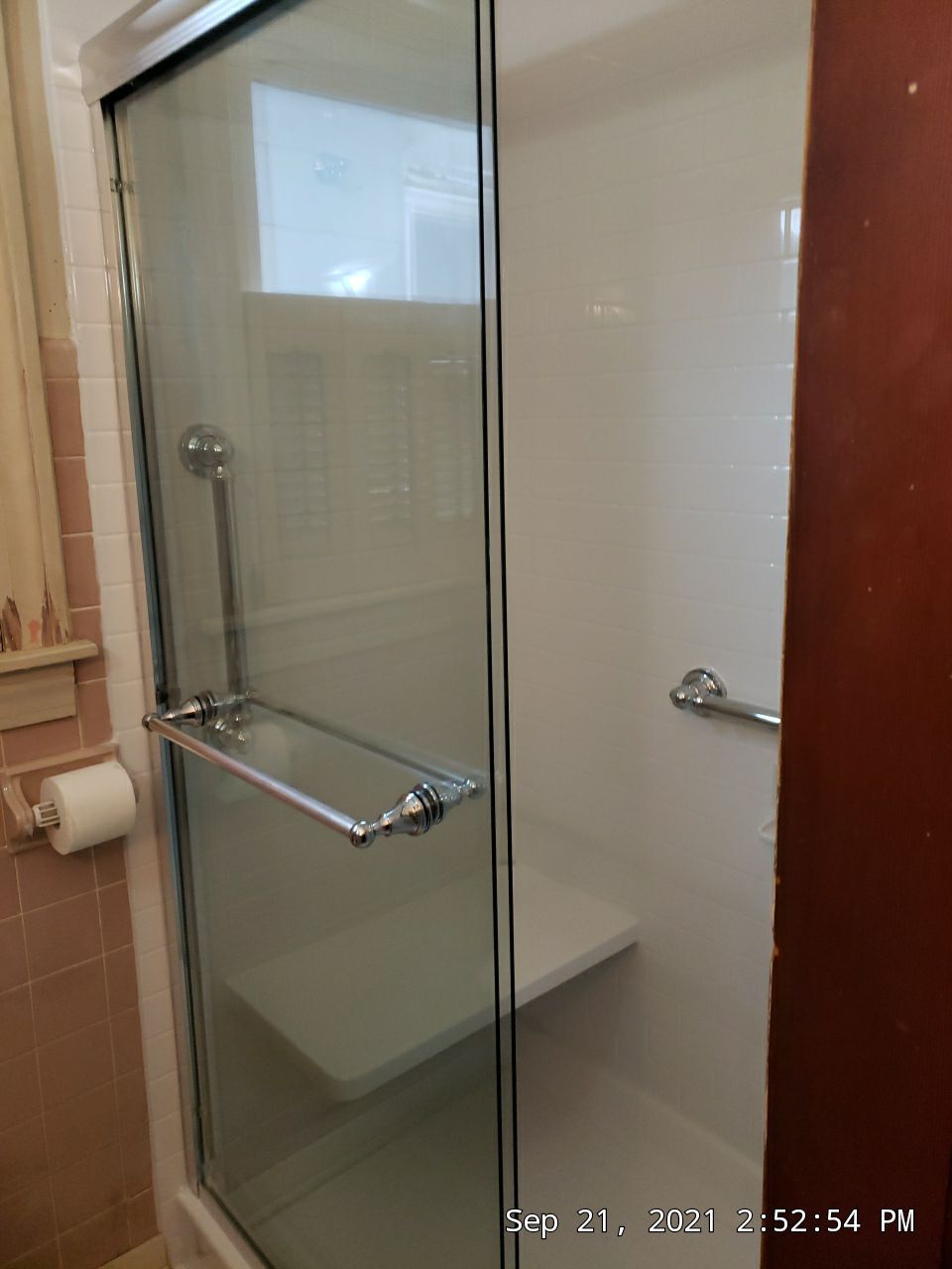 Tub to Shower Conversion using BCI Acrylic Shower System by Secure Construction Company Inc