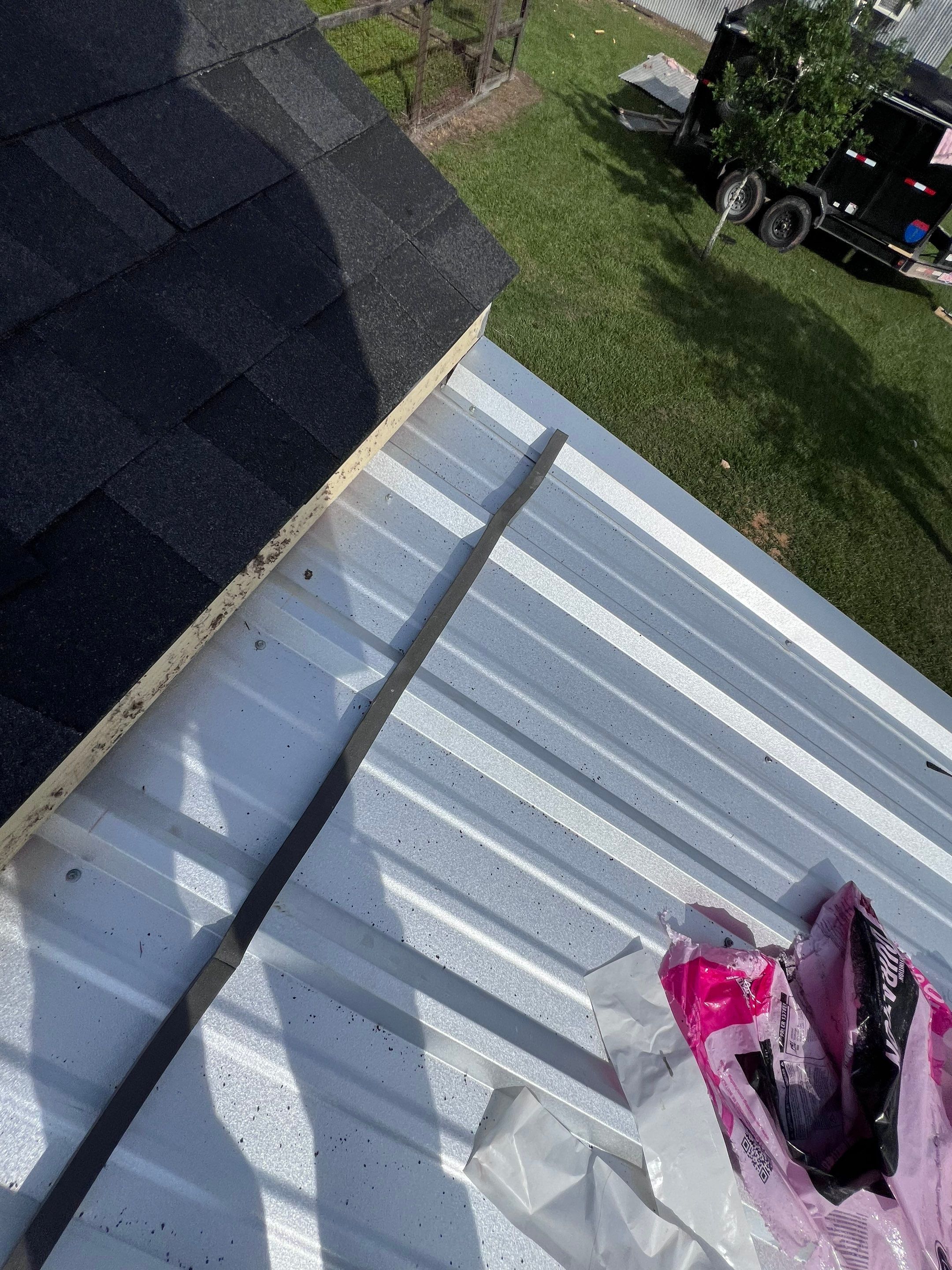 Residential Roofing Installation using Metal by Roof Repair Company