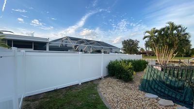Vinyl Fence Installation using Vinyl Privacy Fence