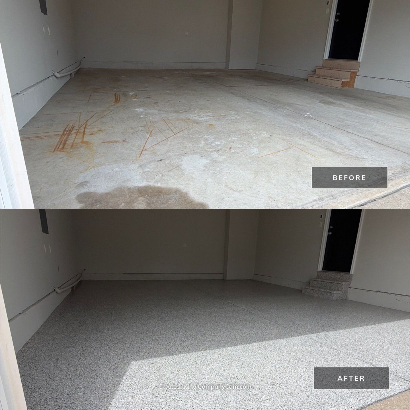 West Des Moines Garage Floor Coating by Revival Concrete Coatings