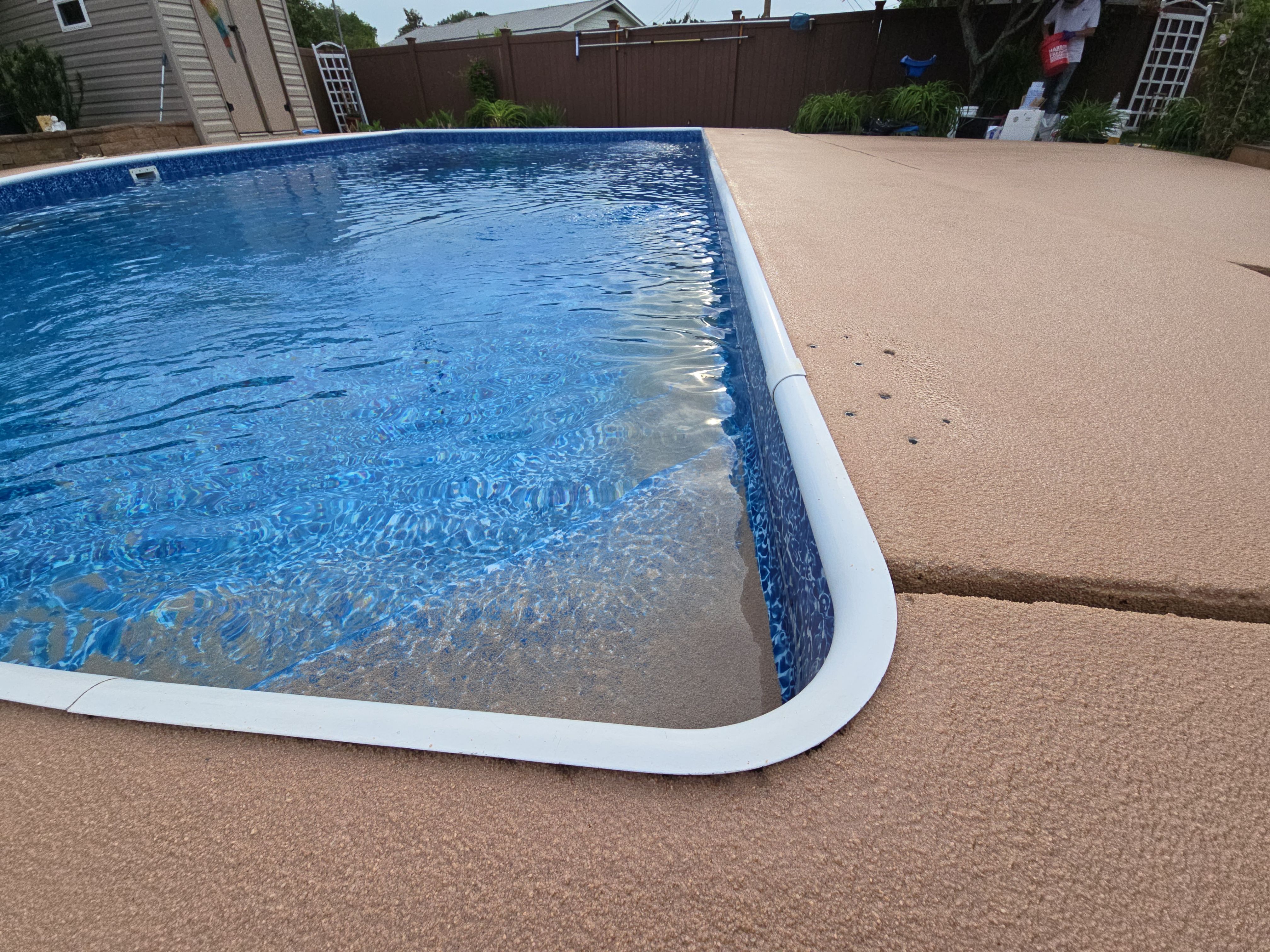 Beautiful Pool Deck in Rossville, GA by Elite Floor Solutions
