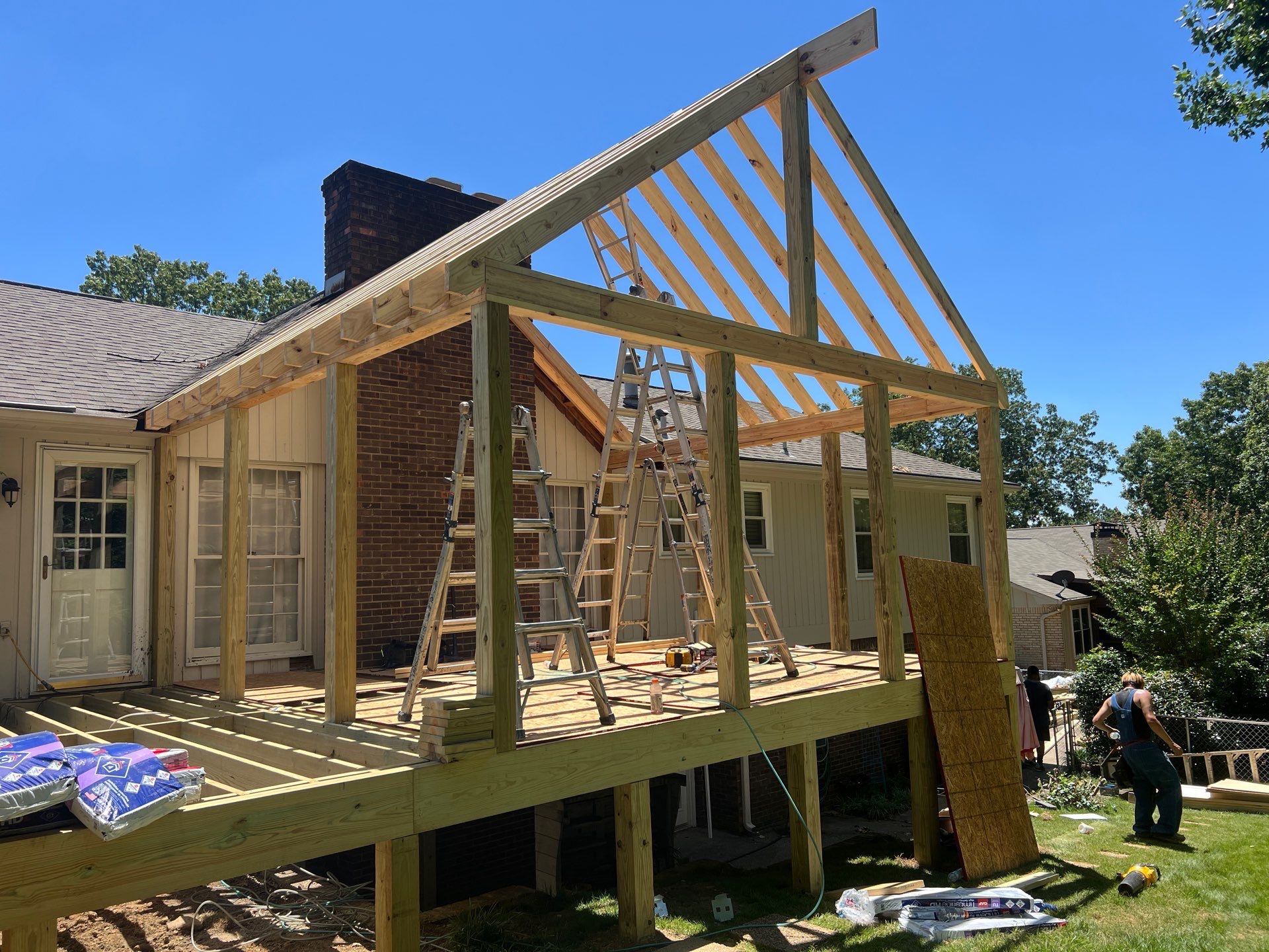 Burntleaf - Screen Porch by Pillar and Pine