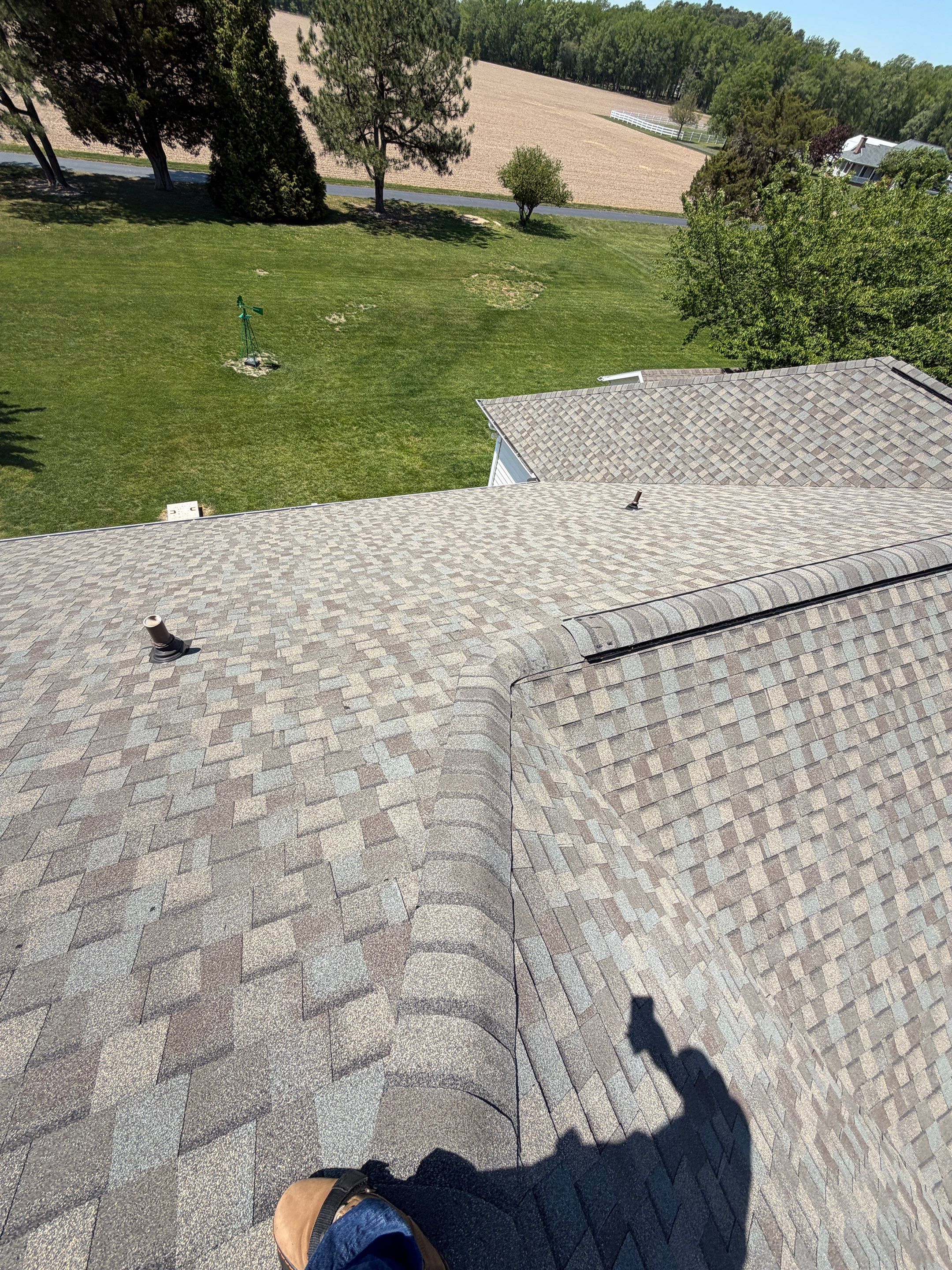 CertainTeed Architectural Shingle Roof Replacement in Camden Wyoming by First Chesapeake Roofing