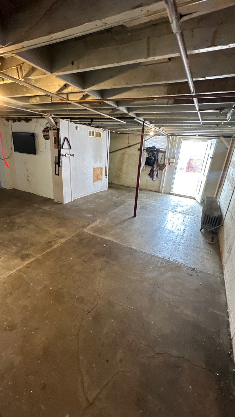 Gravel Basement Project in Leechburg by Floors in a Day, Inc