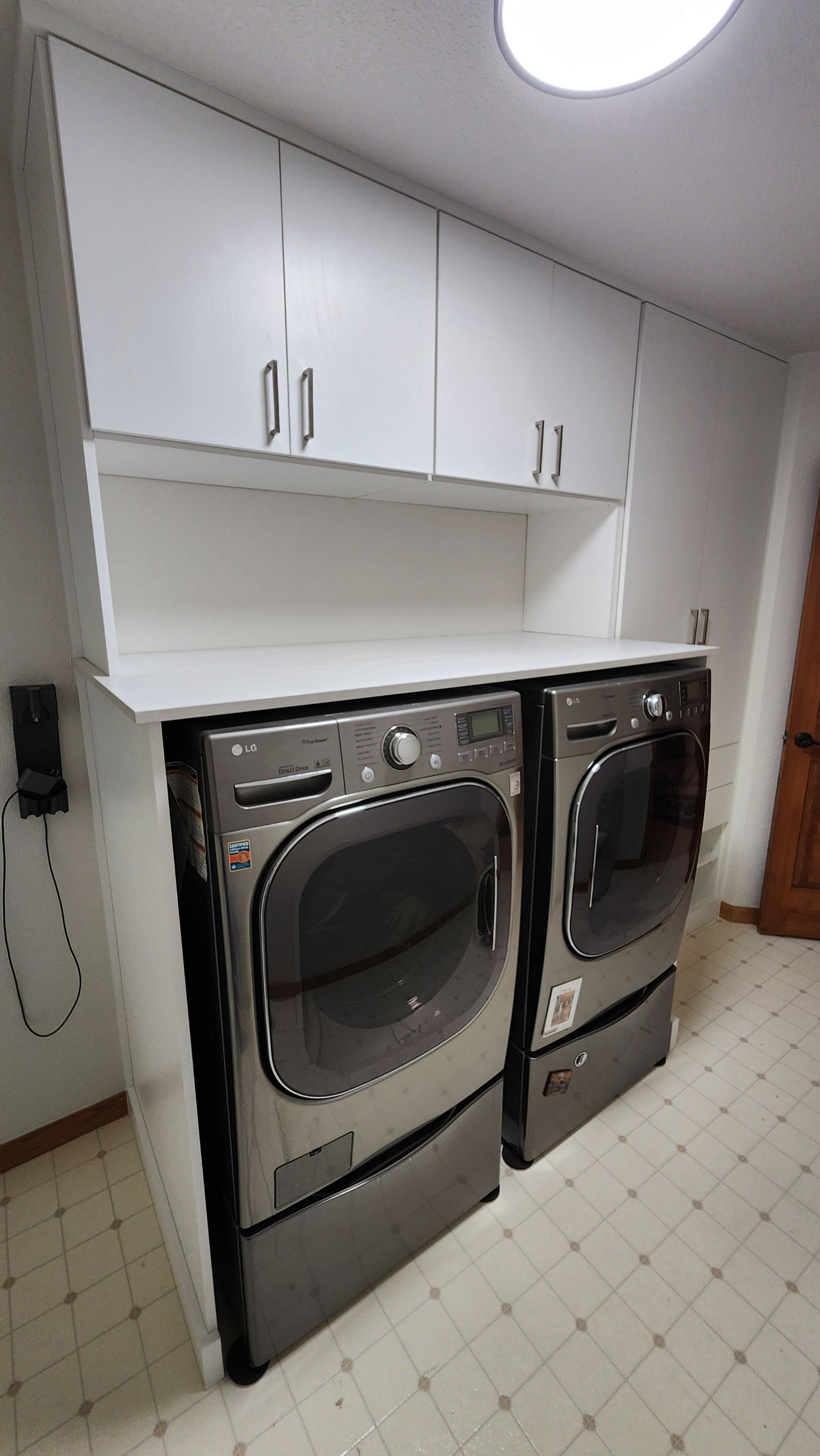 Longmont Laundry Room in SuperLam White by Concept 32, Inc.