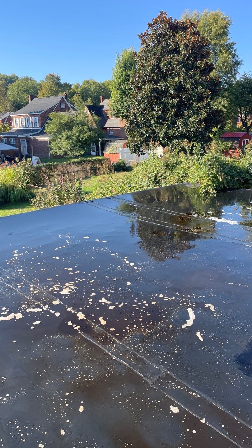 Residential Roofing Installation using EPDM  by Rainstoppers Roofing