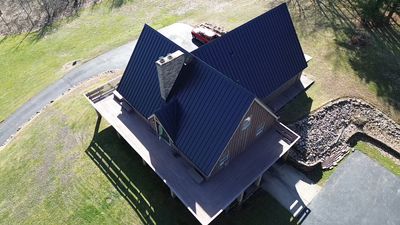 Standing Seam Metal, Color, Matte Black Smooth