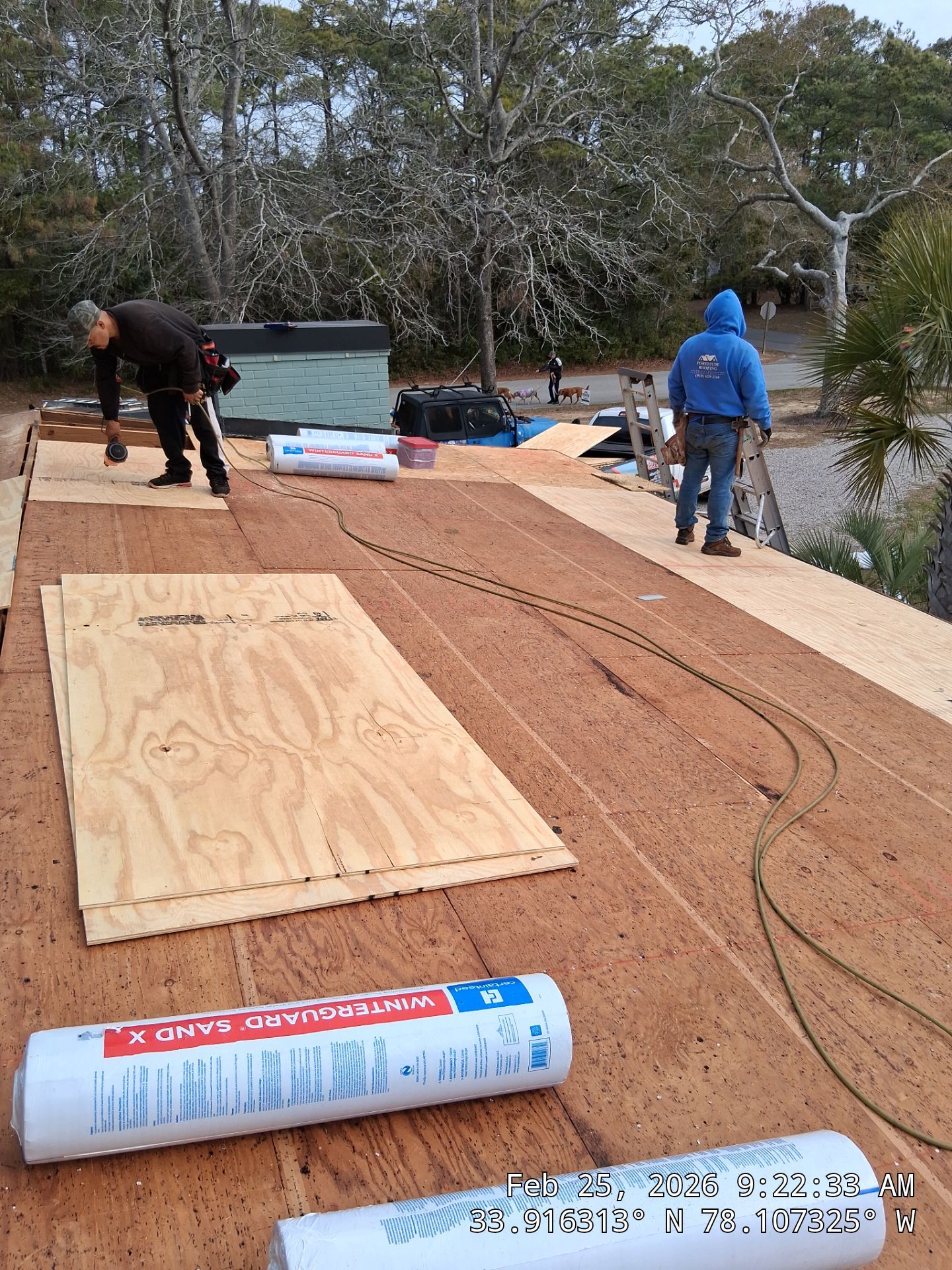 CT Landmark Pro AR MD Driftwood Roof Replacement – Oak Island, NC by RGR Construction and Roofing, LLC