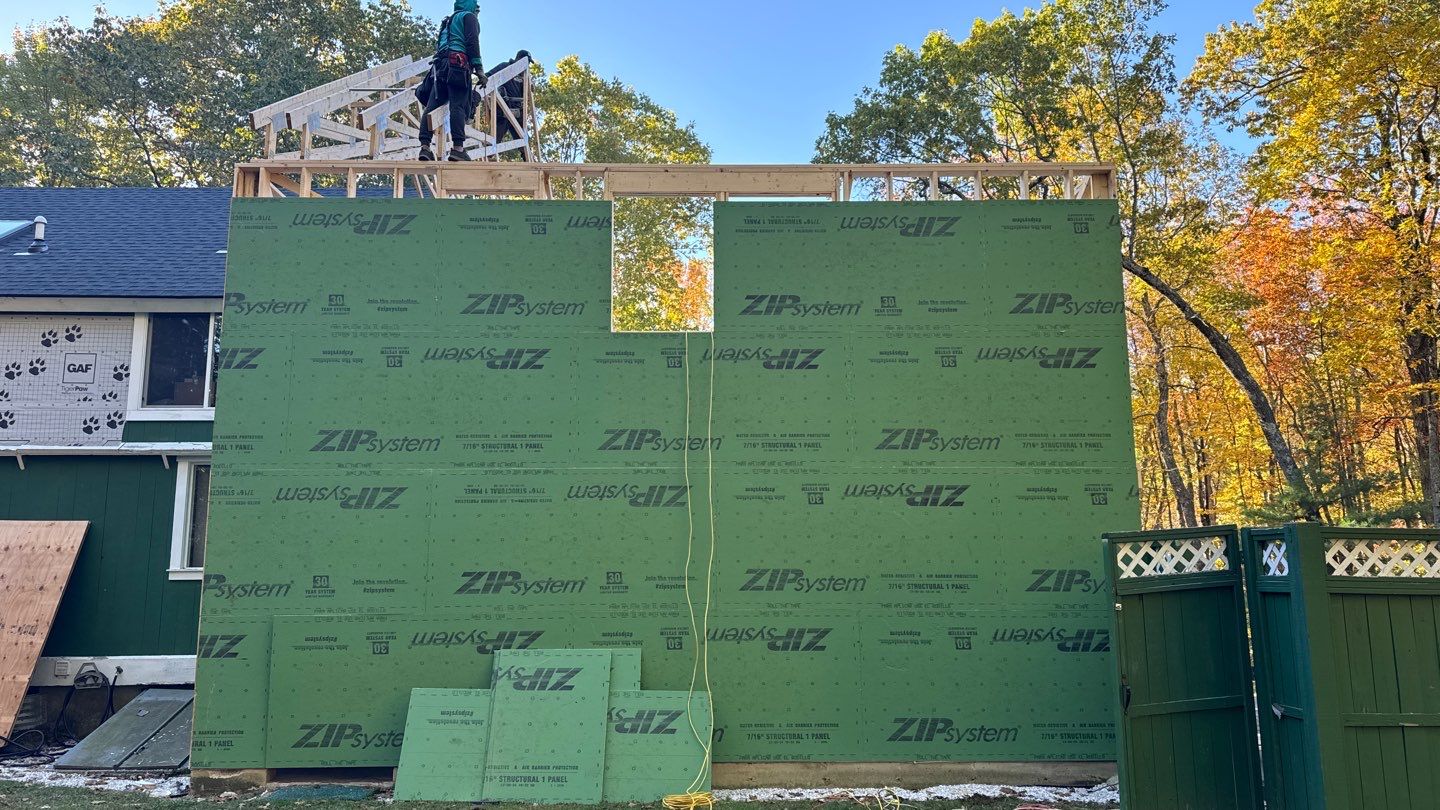 Custom ADU Construction with Vaulted In-Law Suite – LP SmartSide®, ZIP System® & Harvey® Windows by Sensible Home Solutions