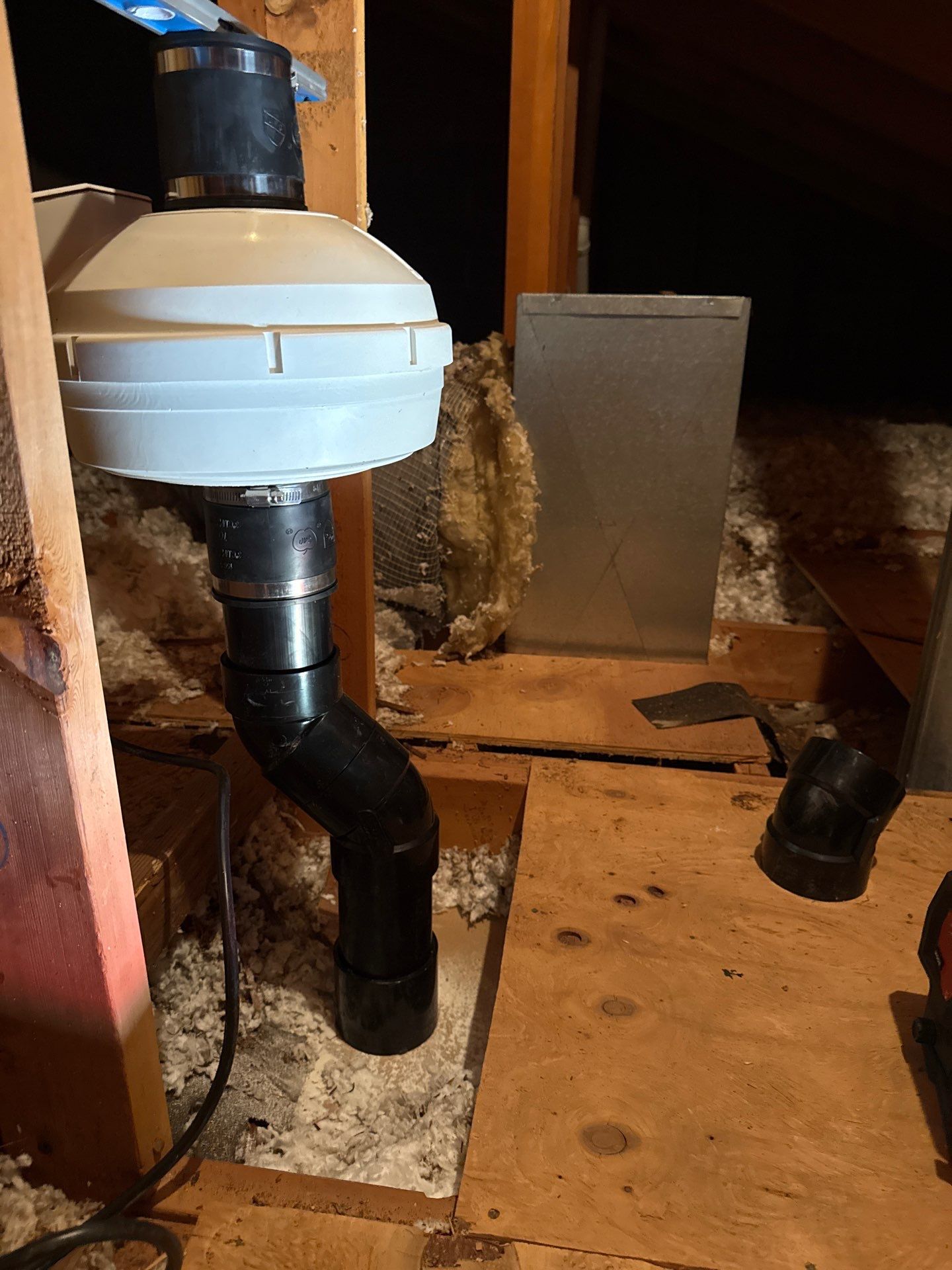 Sub Slab with Attic Installation by JustRadon.Com