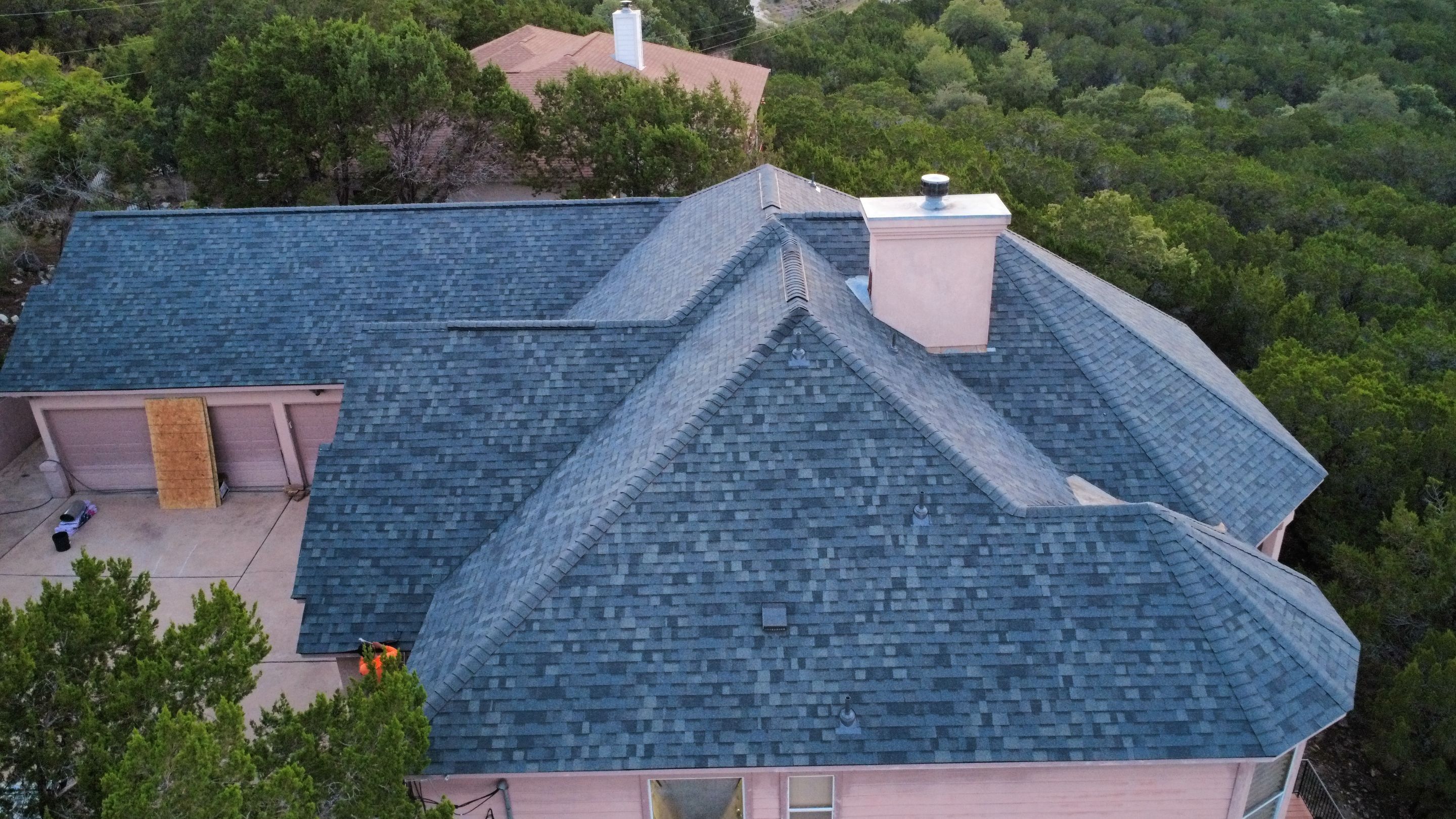 3 story roof Replacement  by Chavez Construction and Home Services 