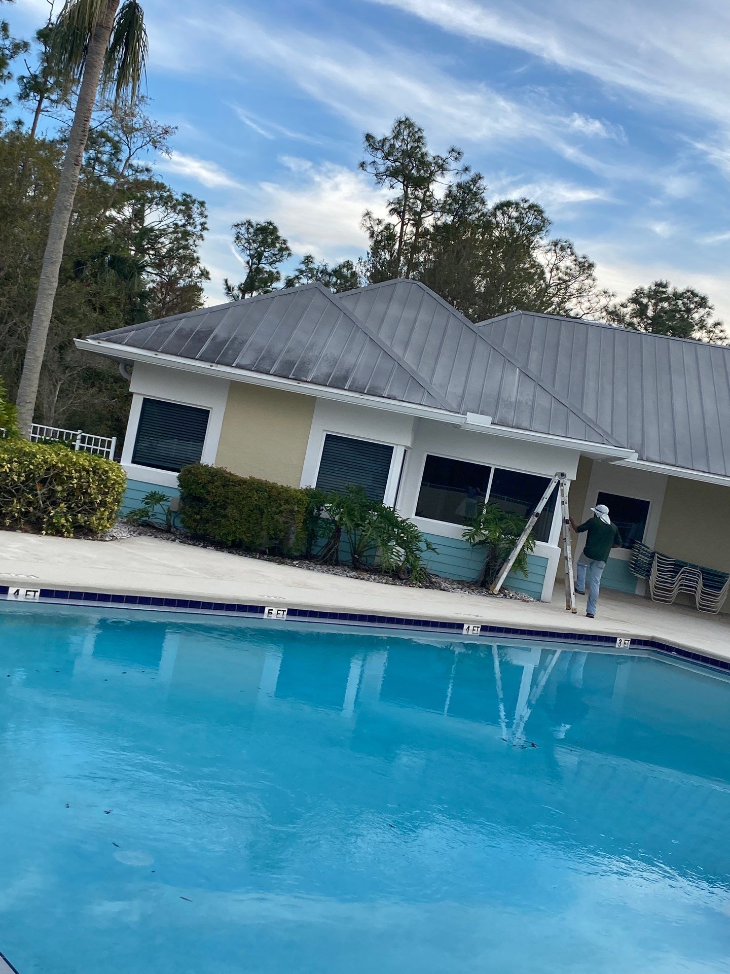 White K-Style Gutters in Fort Myers FL by Gutter Professors